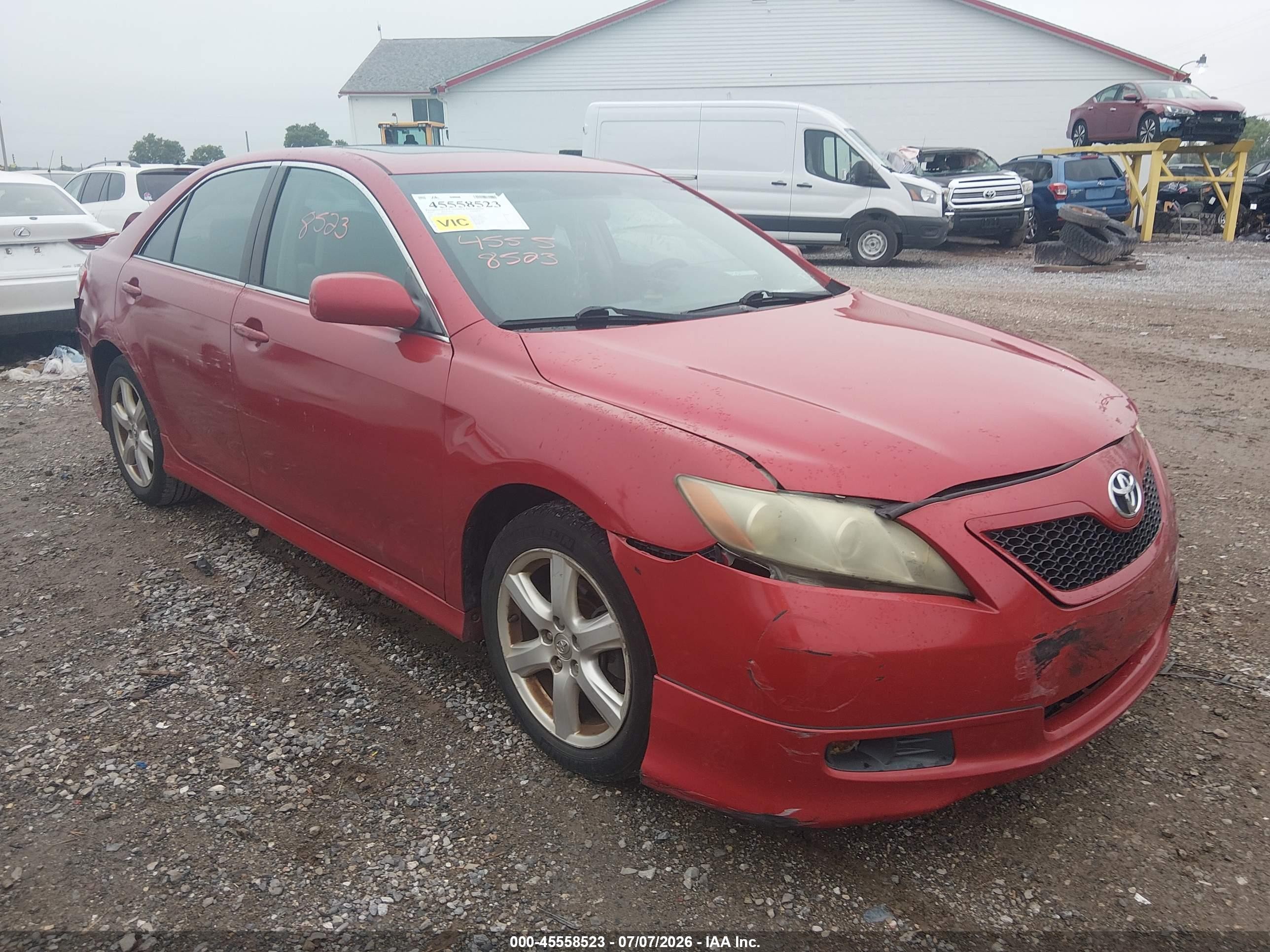 2008 Toyota Camry LE, VIN 4T1BE46K48U245622 — Front end