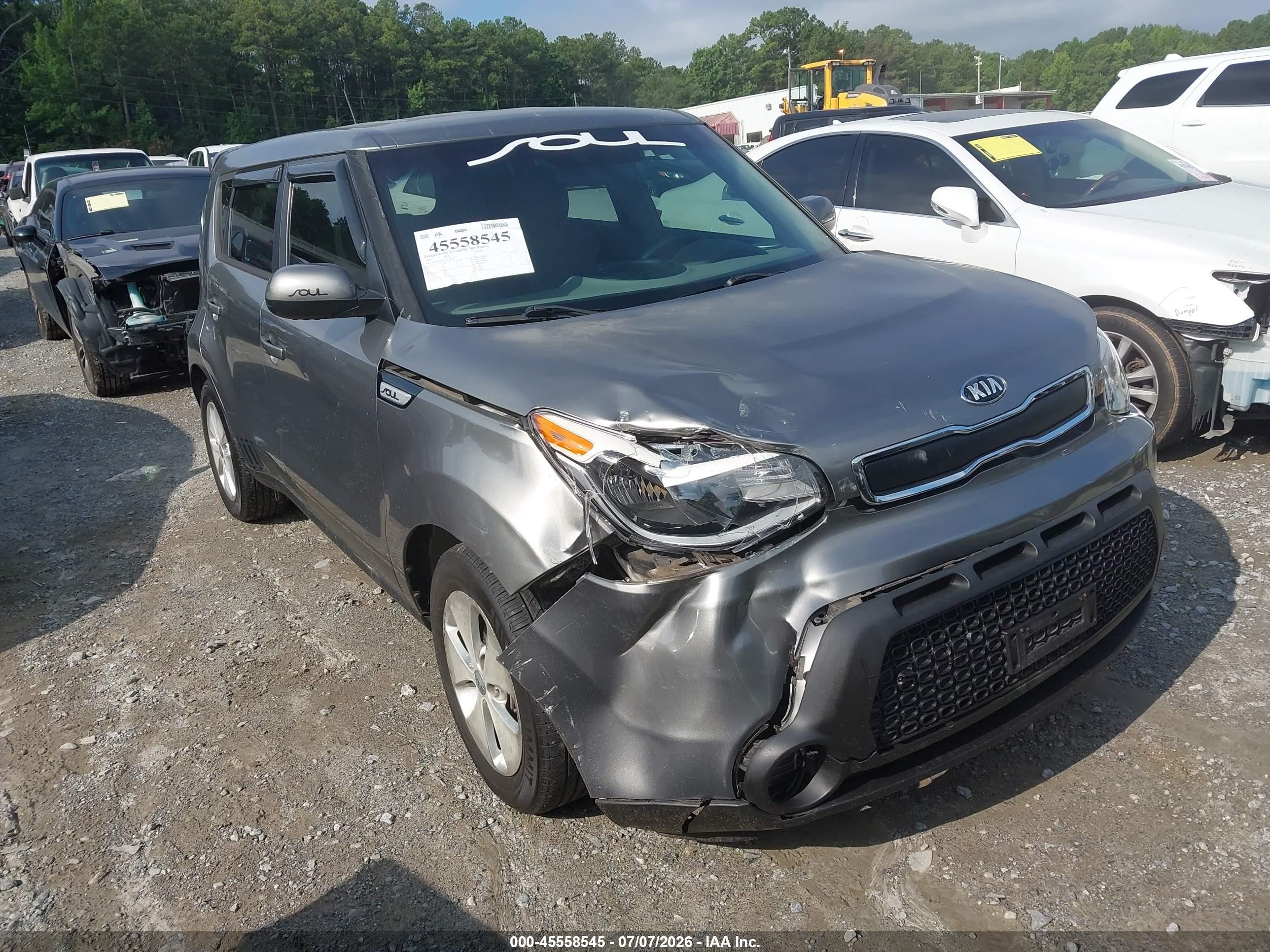 2016 Kia Soul, VIN KNDJN2A21G7284144 — Перед
