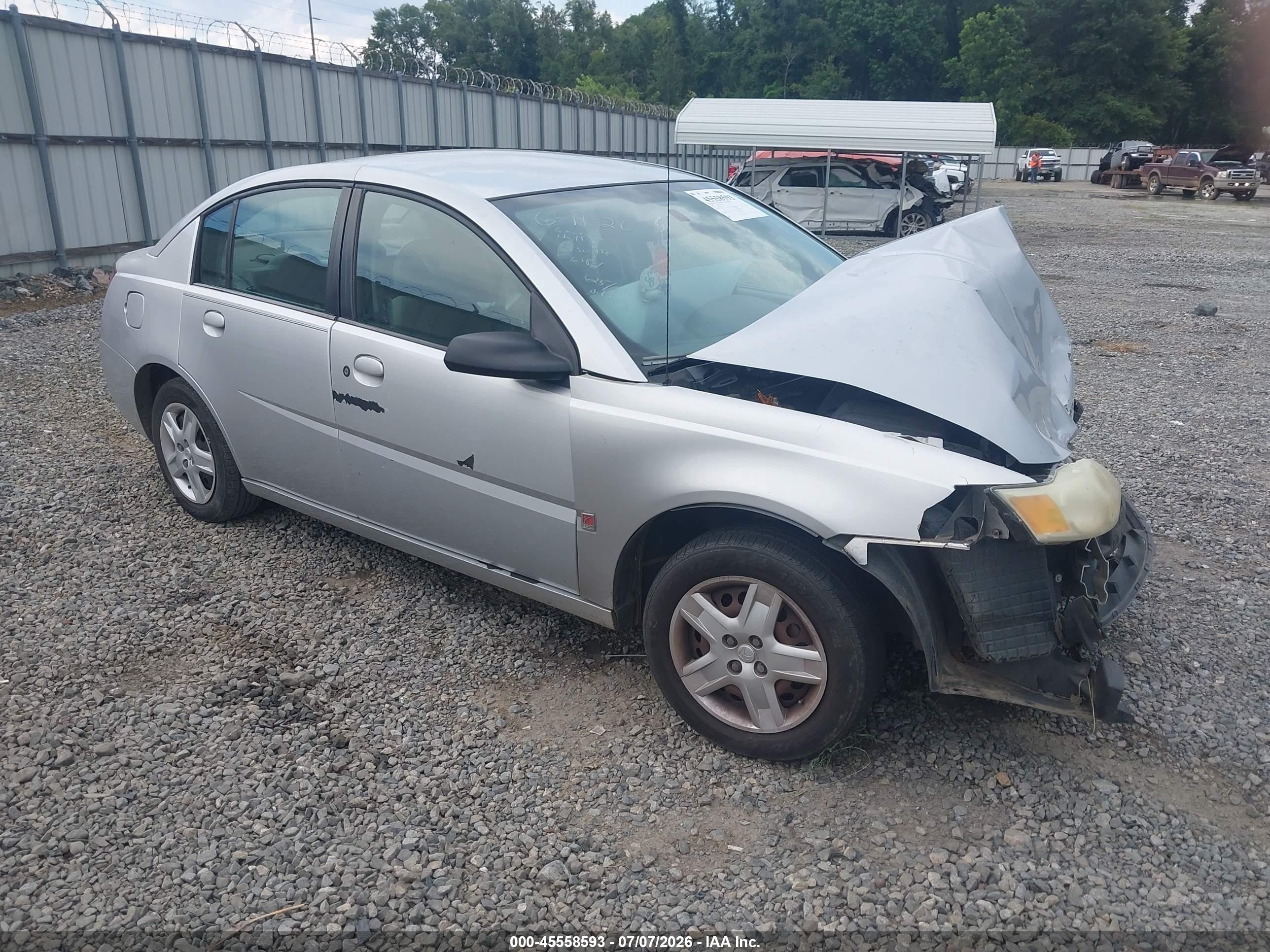 2007 Saturn ION ION 2, VIN 1G8AJ55F87Z121273 — Front end