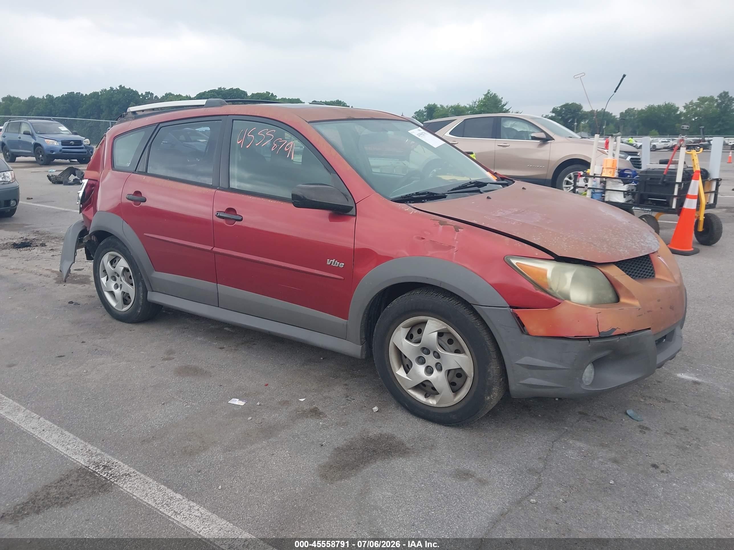 2004 Pontiac Vibe, VIN 5Y2SL62844Z414812 — Rear end