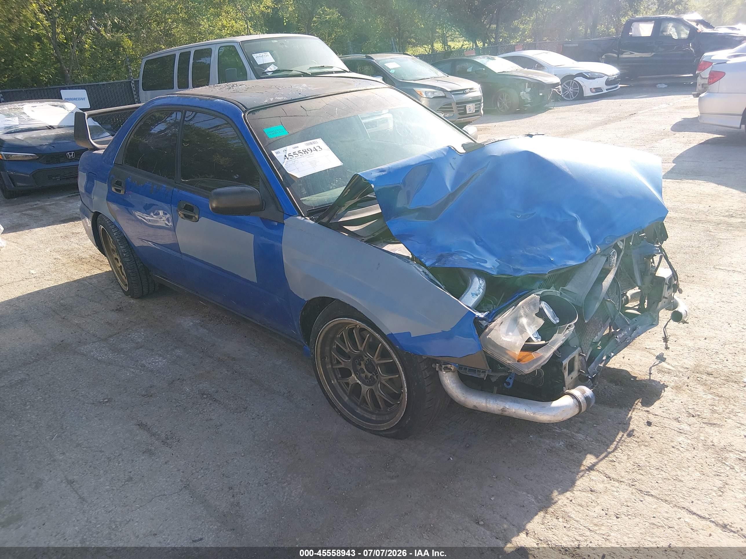 2004 Subaru Impreza WRX, VIN JF1GD29664G513200 — Перед