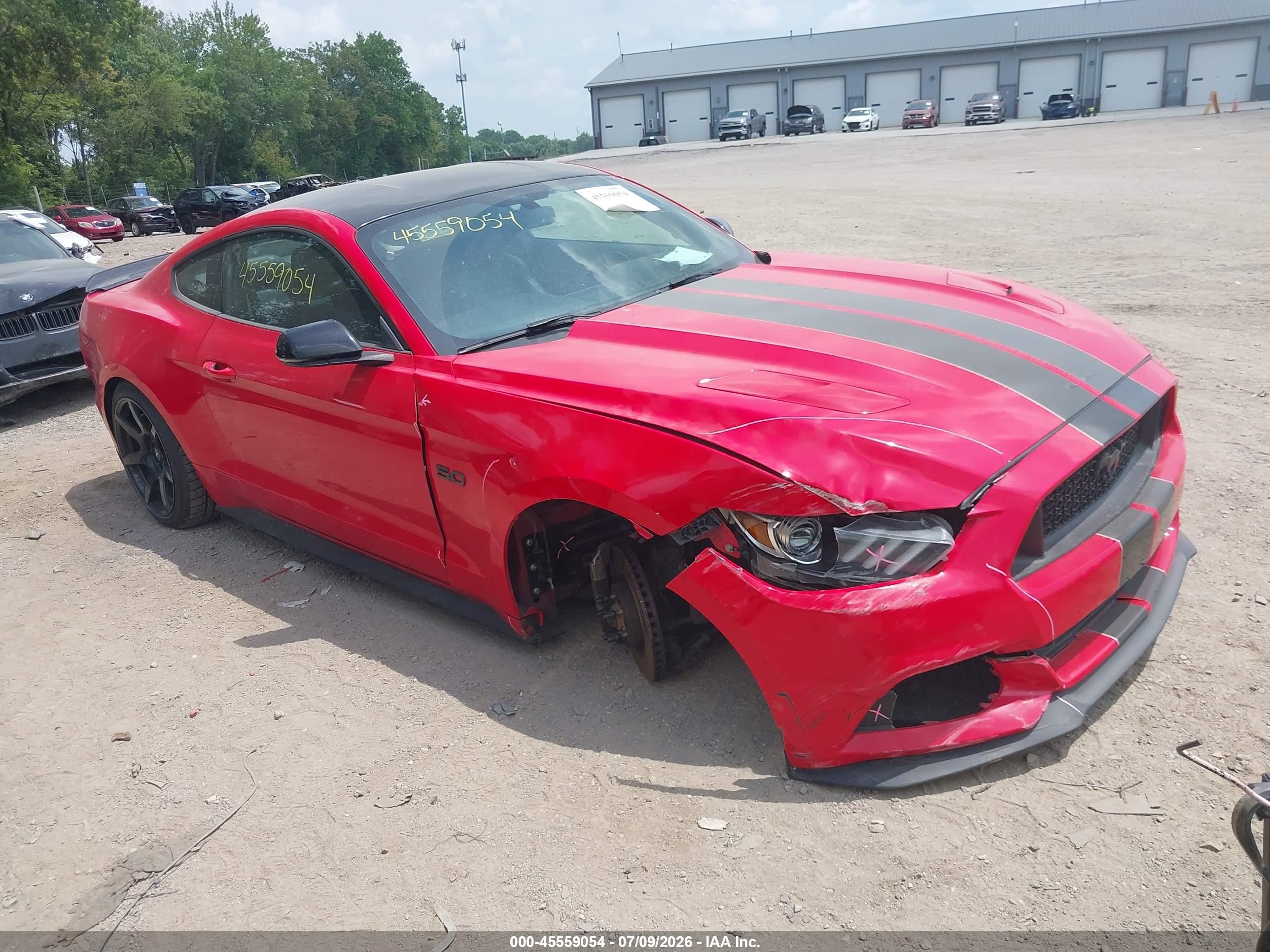 2016 Ford Mustang GT, VIN 1FA6P8CF4G5322177 — Front end