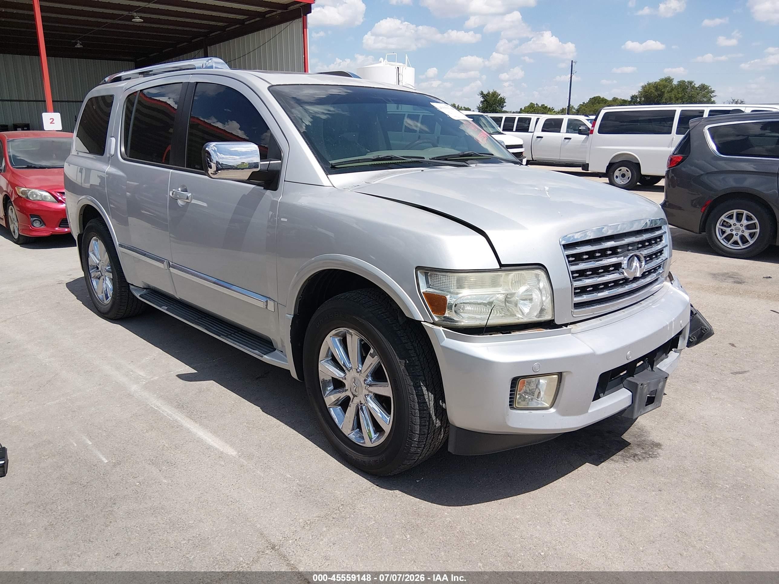 2008 Infiniti QX56, VIN 5N3AA08C78N901481 — Перед