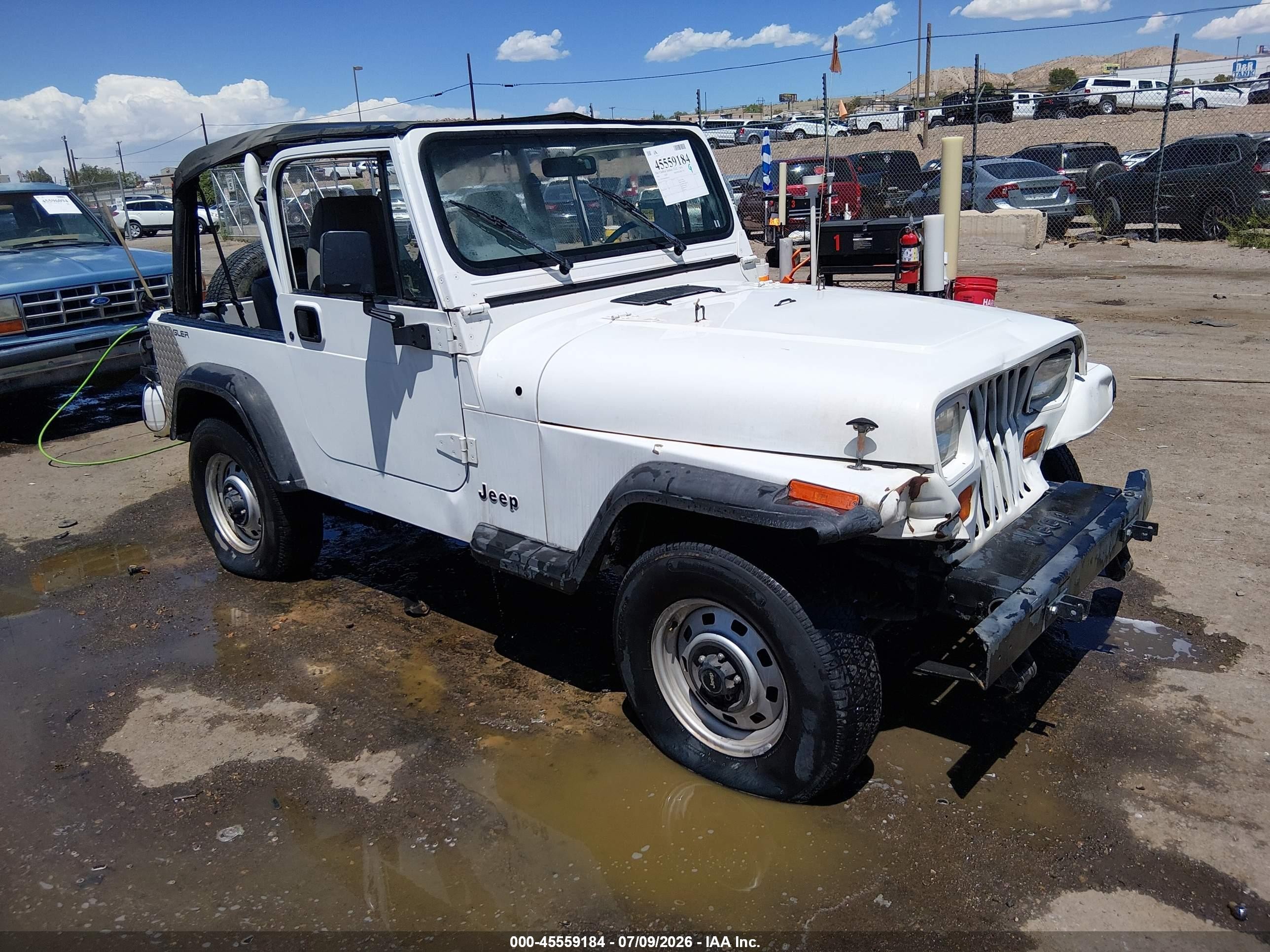 1994 Jeep Wrangler S, VIN 1J4FY19P4RP406452 — Normal wear