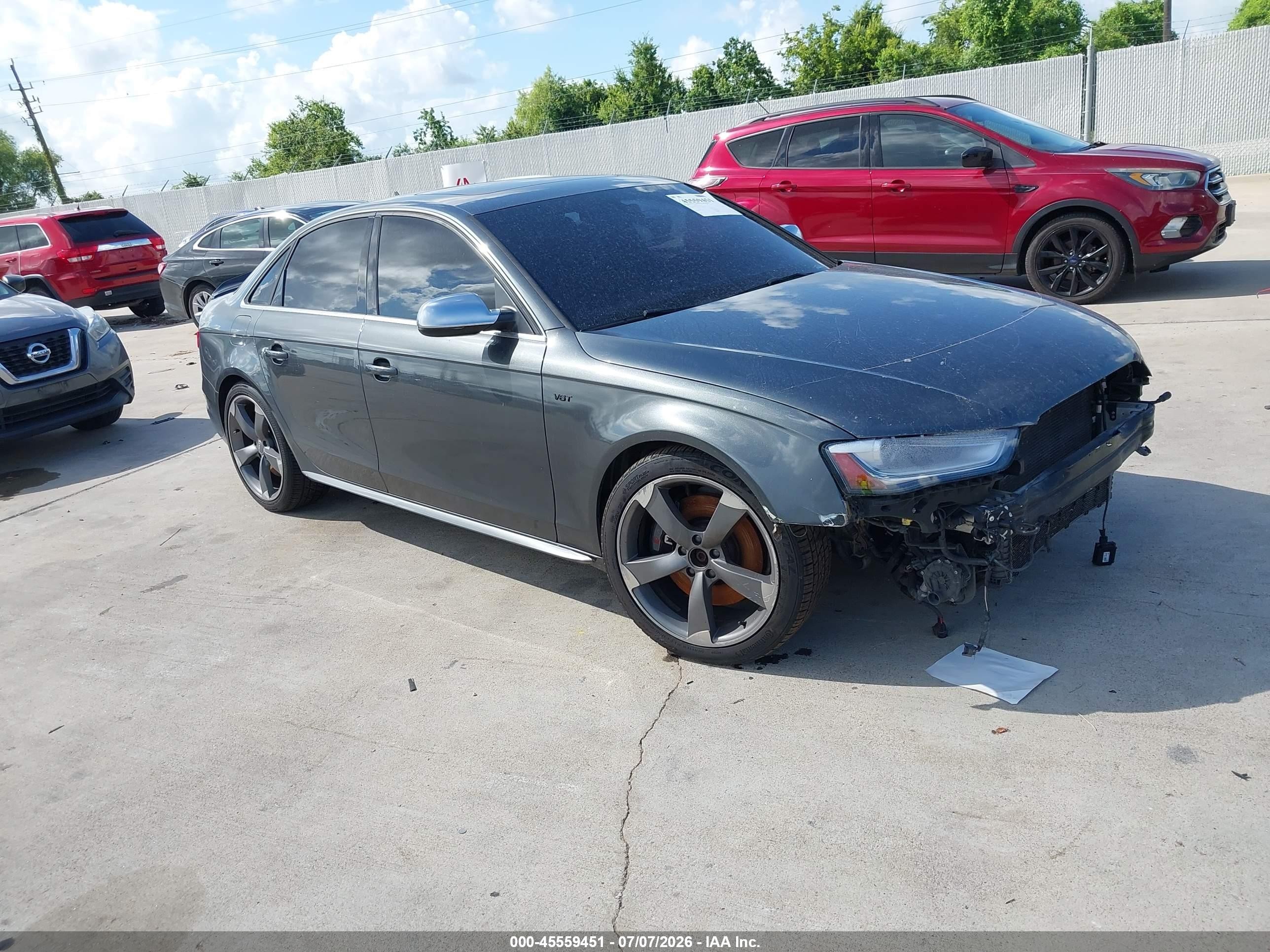 2015 Audi S4 Premium Plus, VIN WAUBGAFL1FA076791 — Water / flood