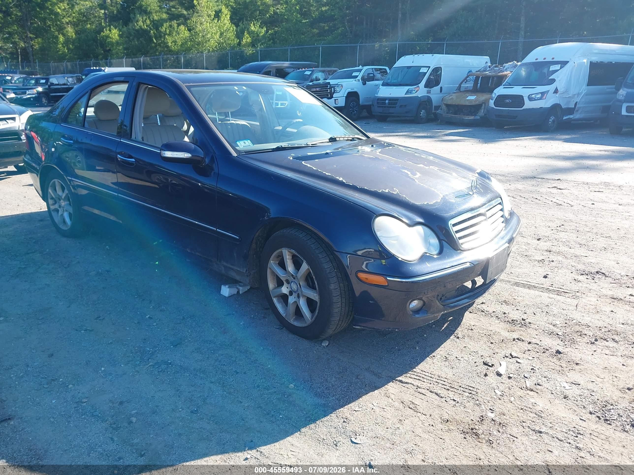 2007 Mercedes-Benz C 280 Luxury, VIN WDBRF92H27F903091 — Перед