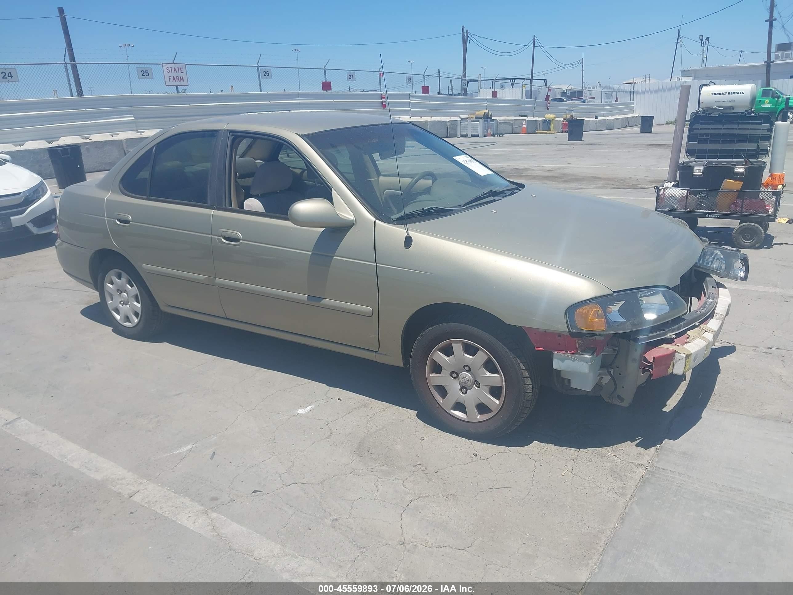 2002 Nissan Sentra GXE, VIN 3N1CB51D22L600422 — Front end