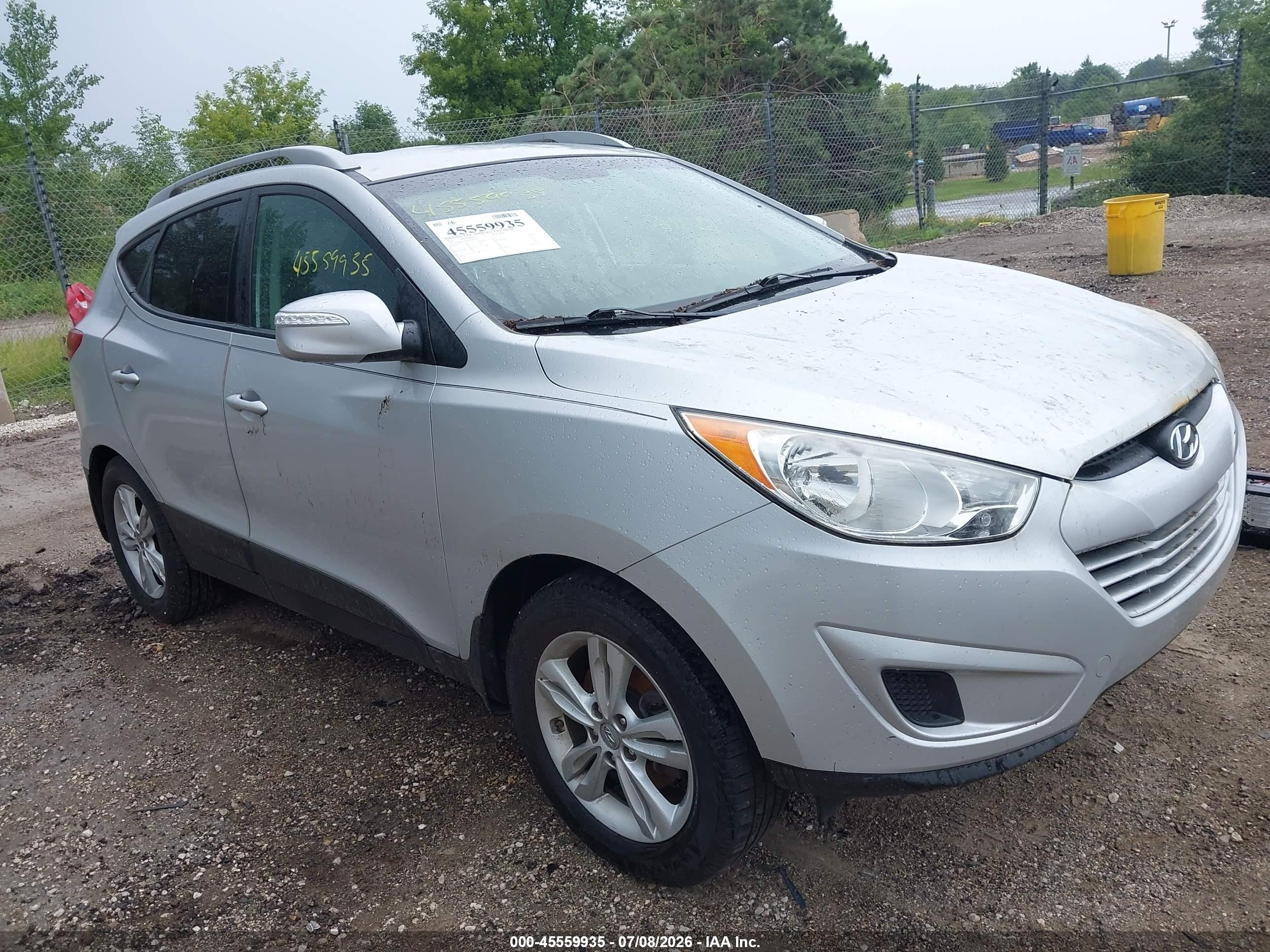 2012 Hyundai Tucson Limited, VIN KM8JUCAC6CU544191 — Normal wear