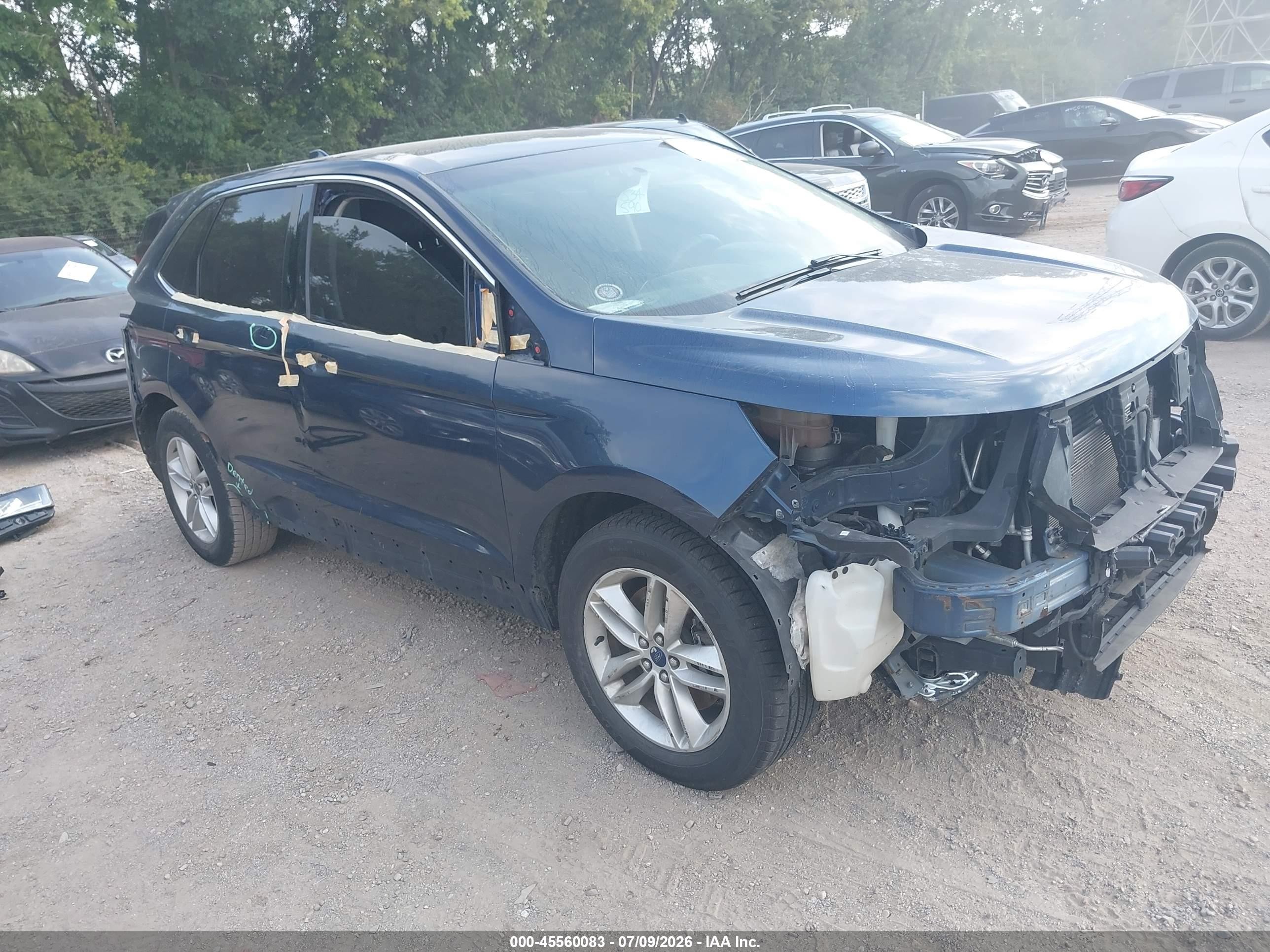 2017 Ford Edge SEL, VIN 2FMPK4J82HBB15547 — All over