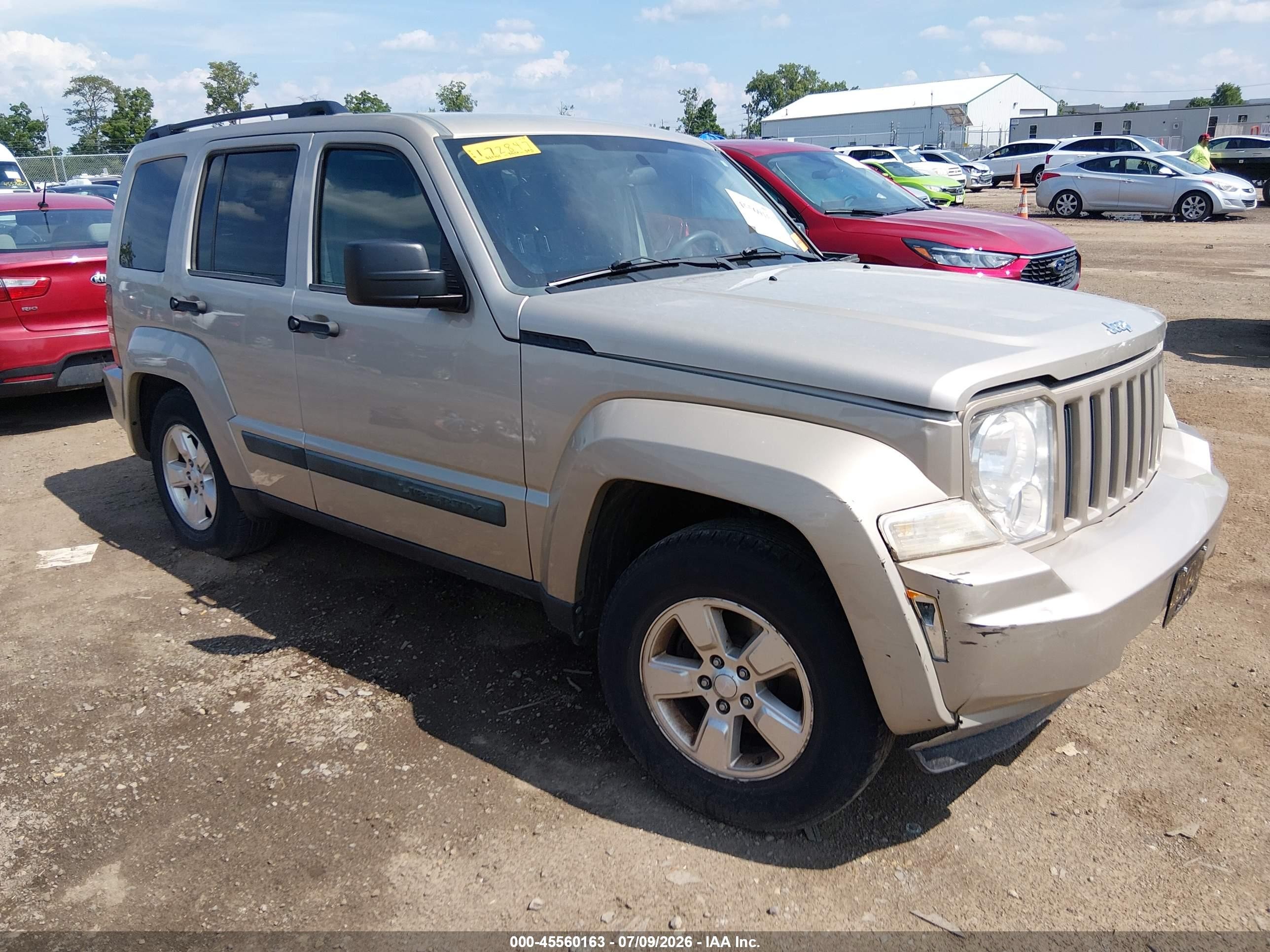 2010 Jeep Liberty Sport, VIN 1J4PN2GK0AW172847 — Undercarriage