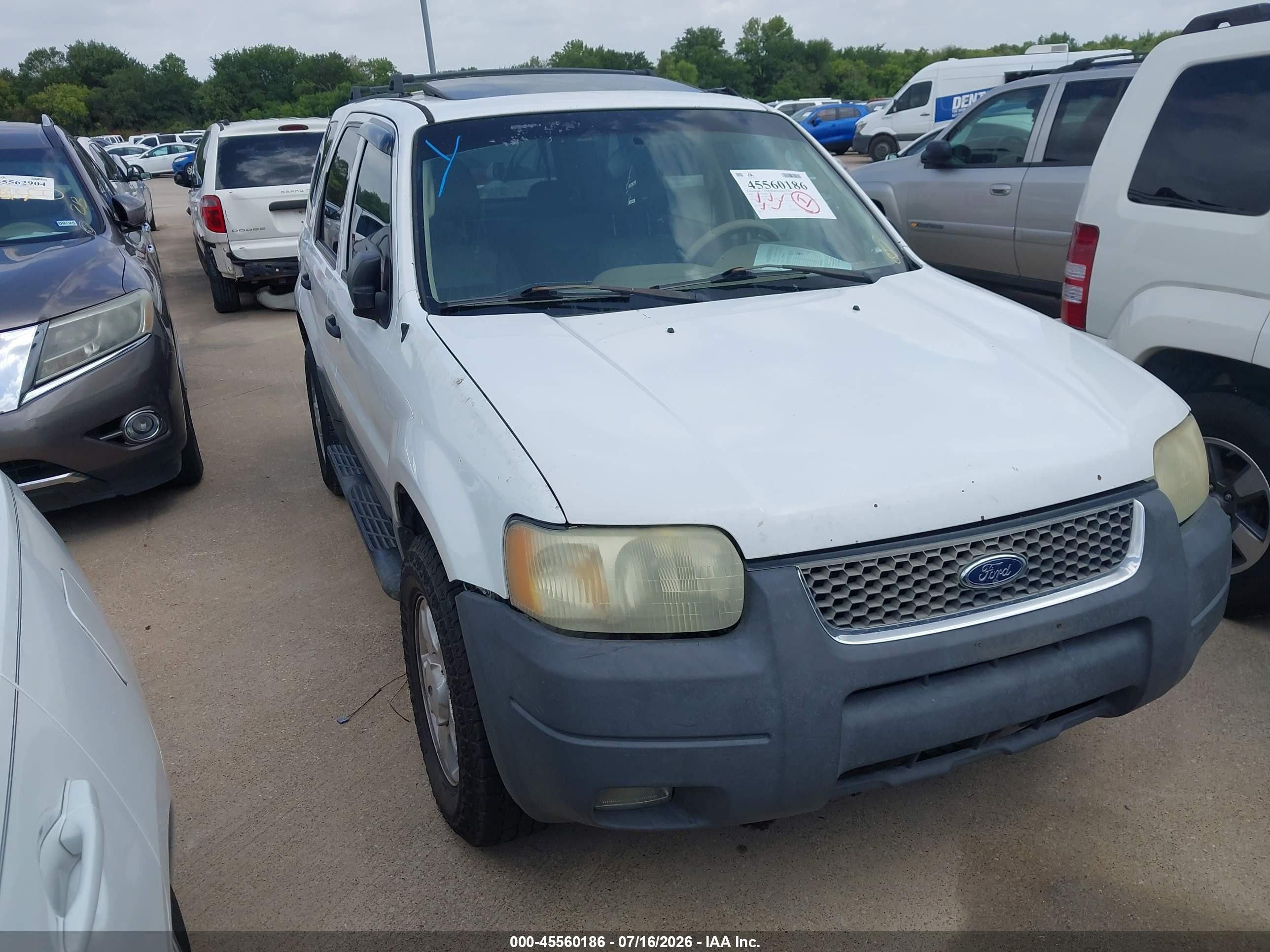 2003 Ford Escape XLT Popular, VIN 1FMYU03173KB34682 — Обычный износ