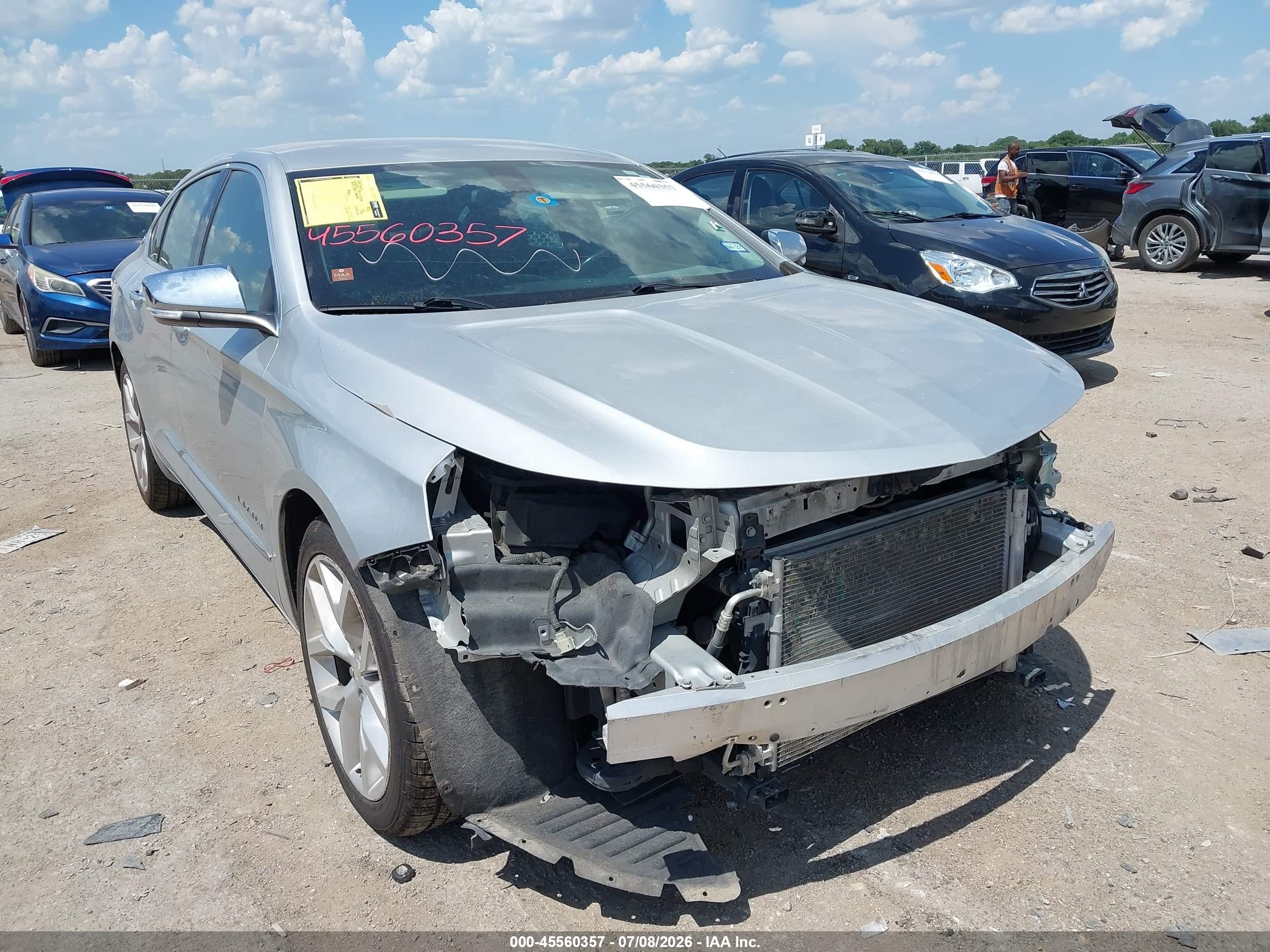 2018 Chevrolet Impala Premier, VIN 2G1125S32J9173991 — Front end