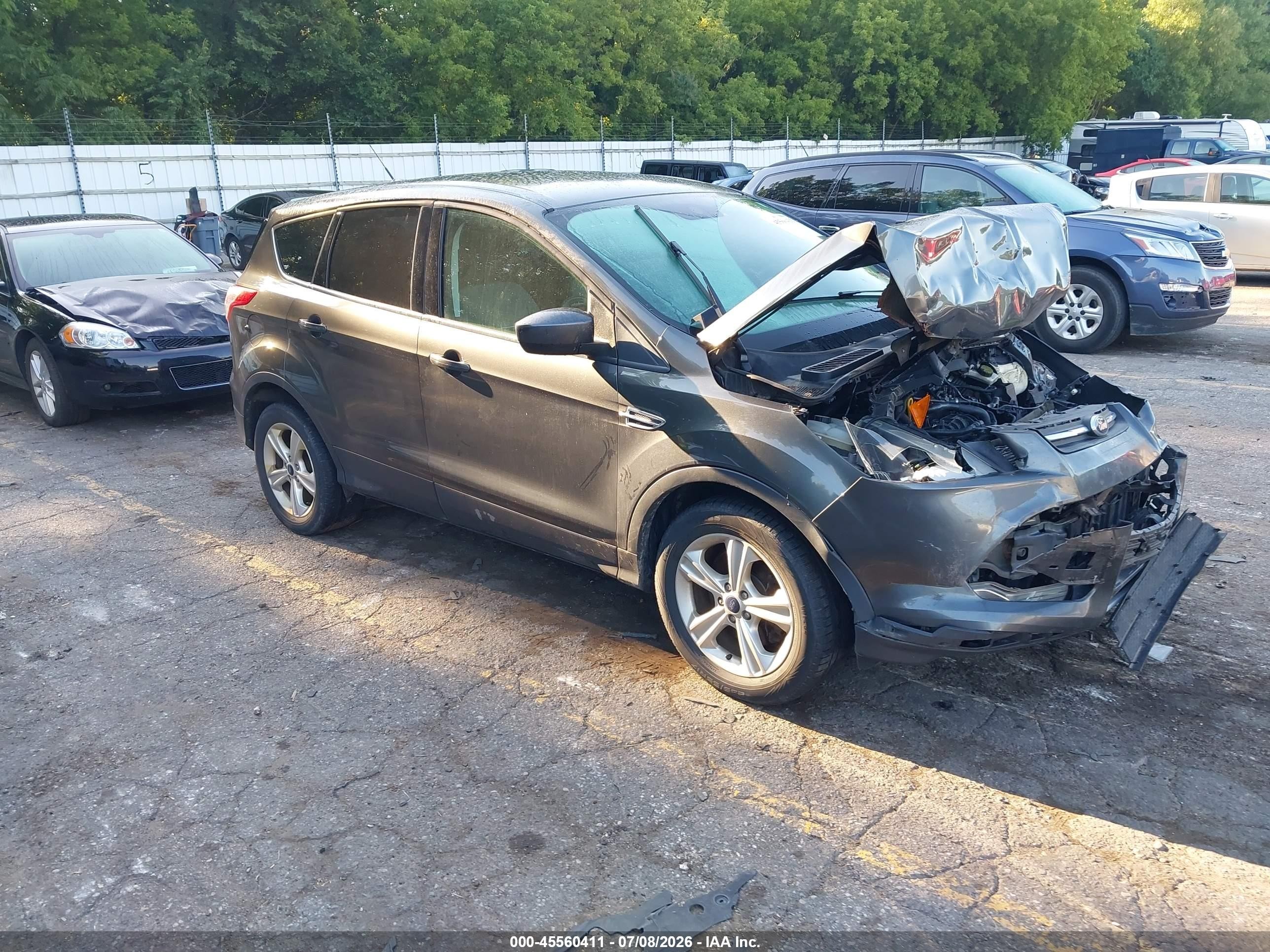 2015 Ford Escape SE, VIN 1FMCU9GX4FUB92528 — Front end