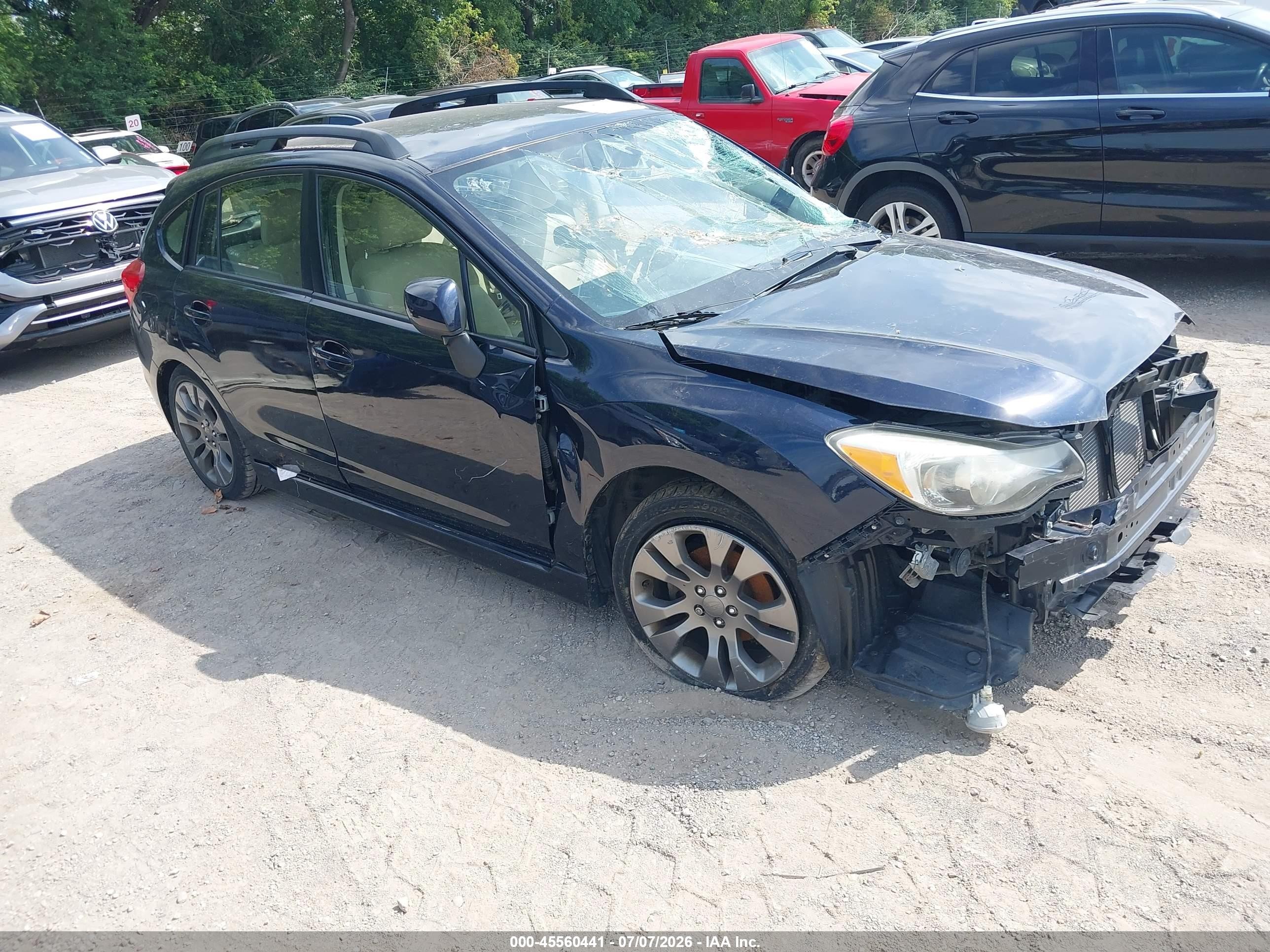 2014 Subaru Impreza Special Sports Premium, VIN JF1GPAL61EH223338 — Side