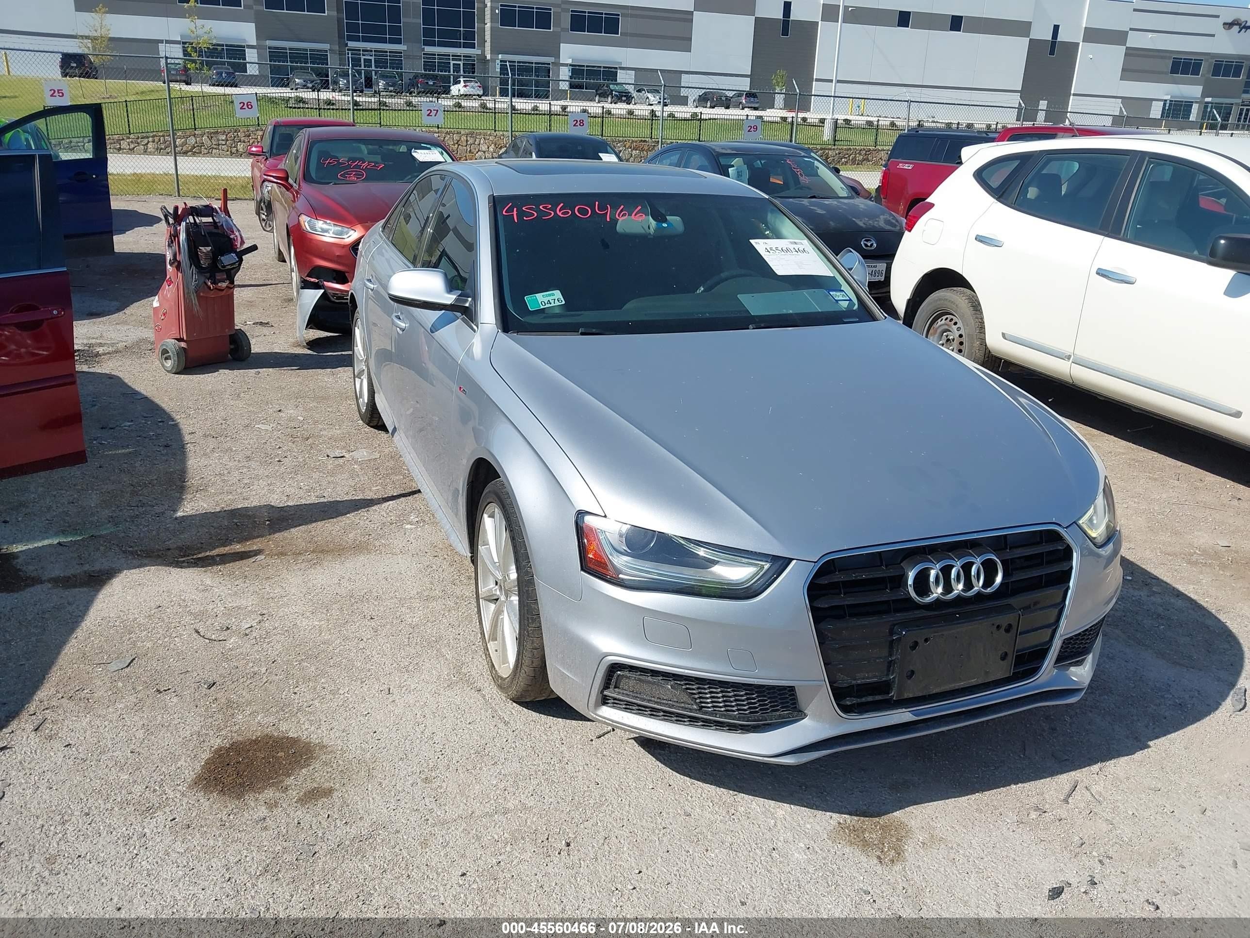 2015 Audi A4 Premium, VIN WAUAFAFLXFN007248 — Зад