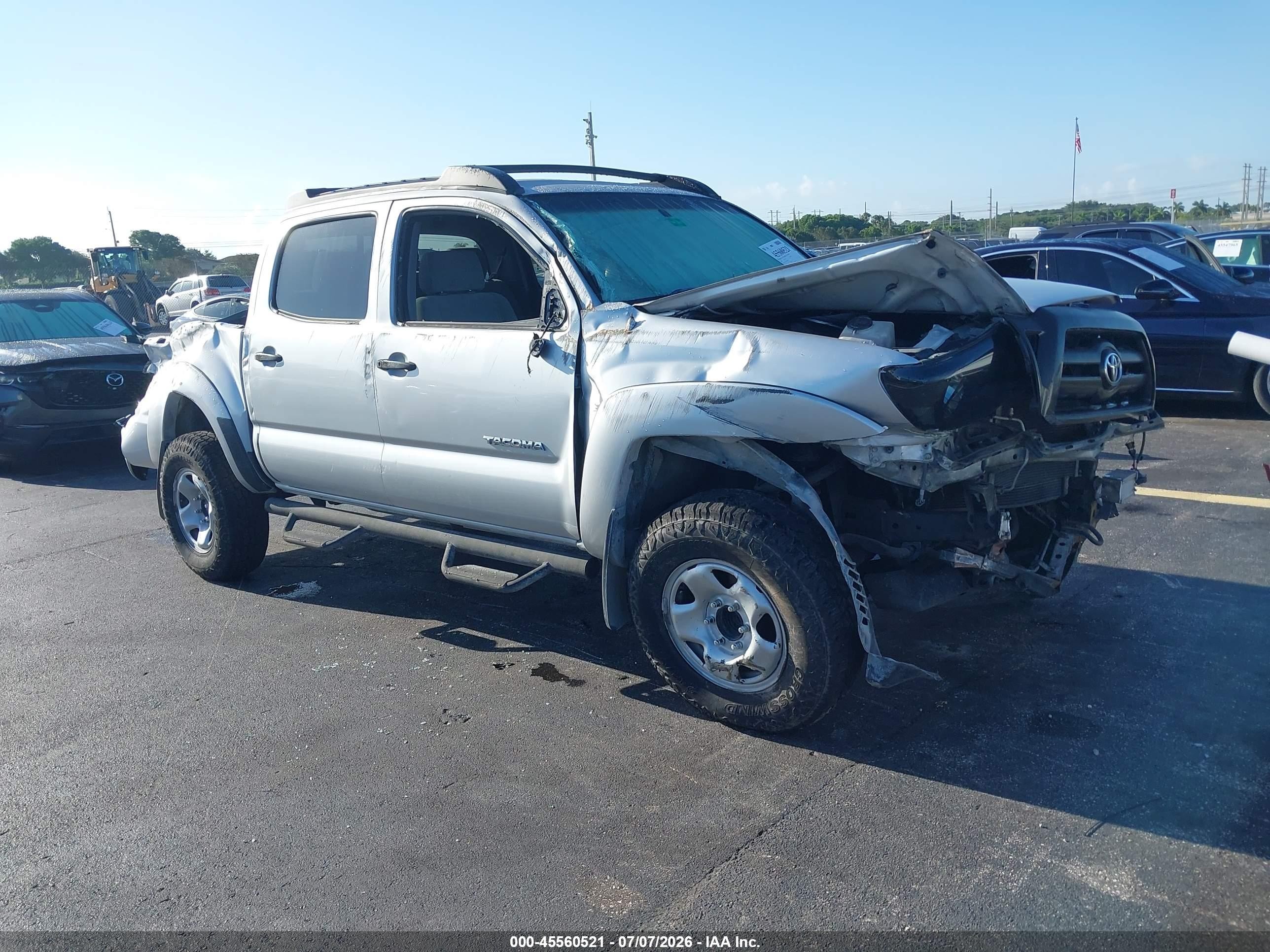 2006 Toyota Tacoma PreRunner, VIN 3TMJU62N46M027566 — Rollover