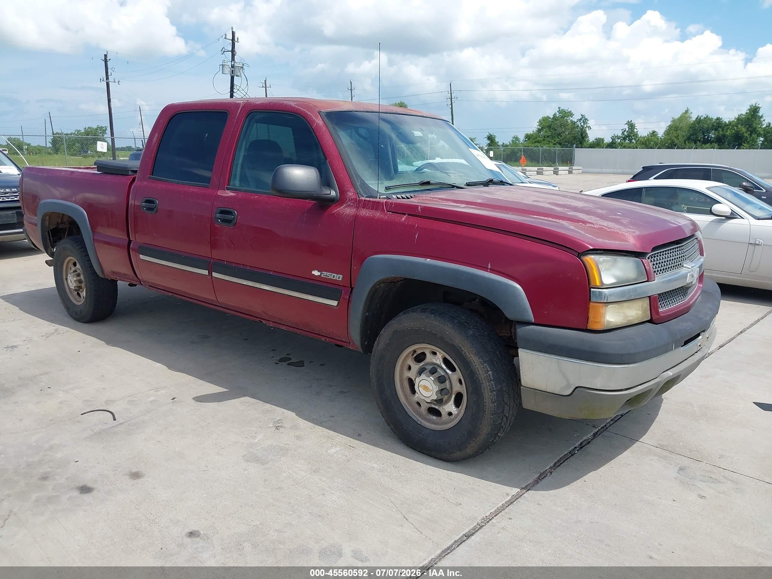 2004 Chevrolet Silverado 2500 LS, VIN 1GCGC23U04F185590 — Normal wear
