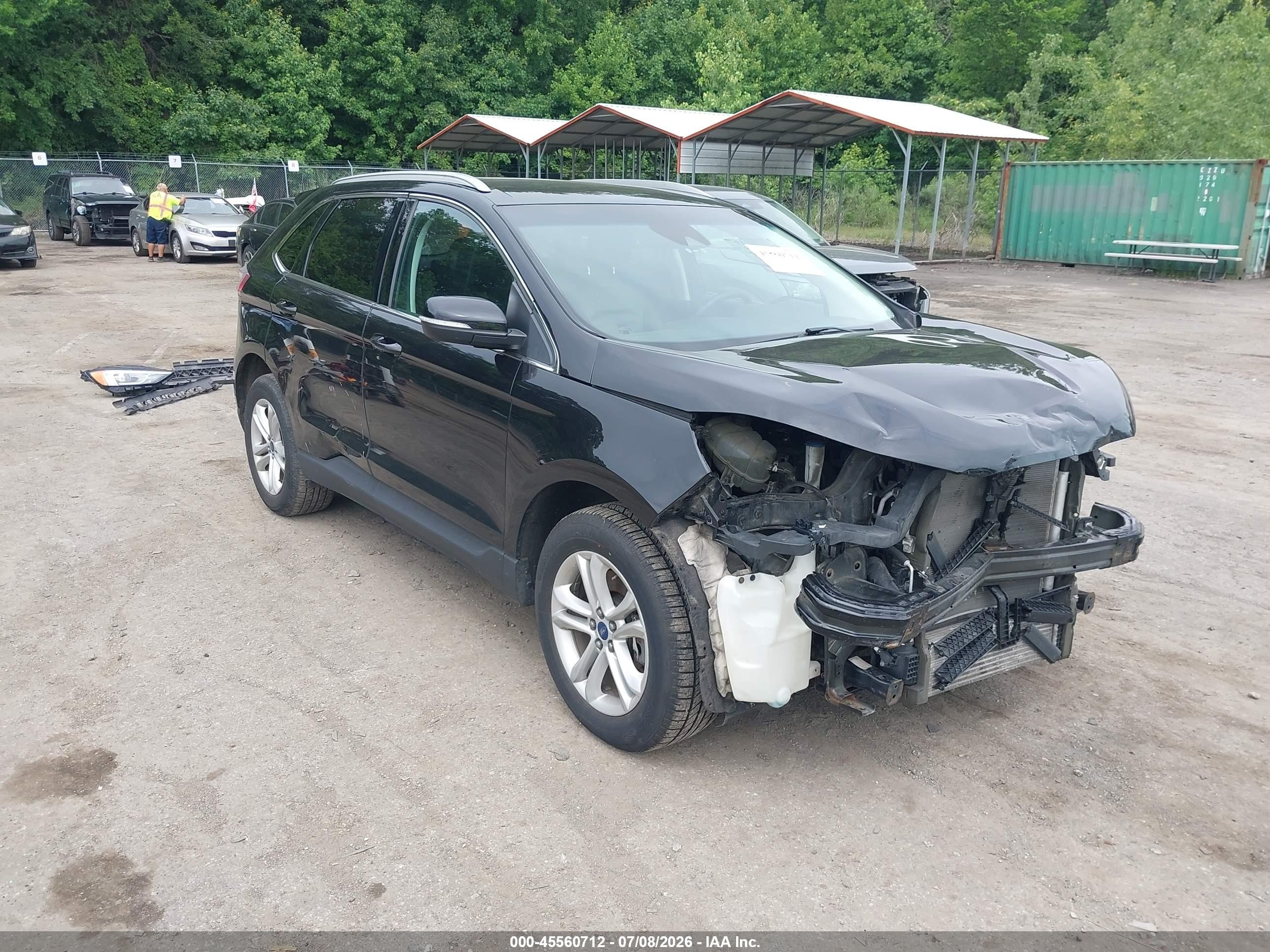 2019 Ford Edge SEL, VIN 2FMPK4J92KBC71491 — Front end