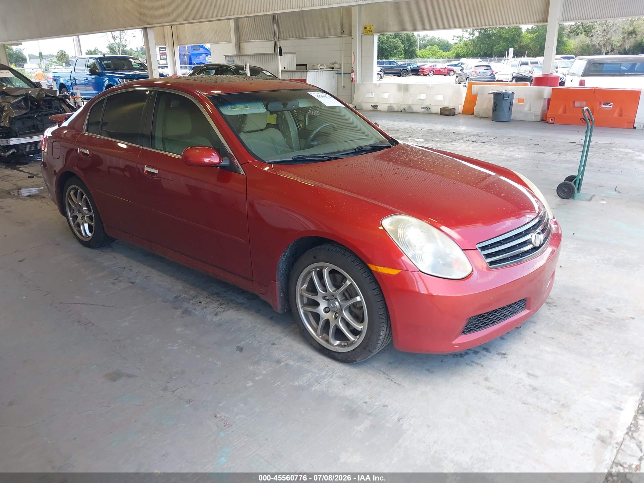 2006 Infiniti G35, VIN JNKCV51E26M508007 — Side