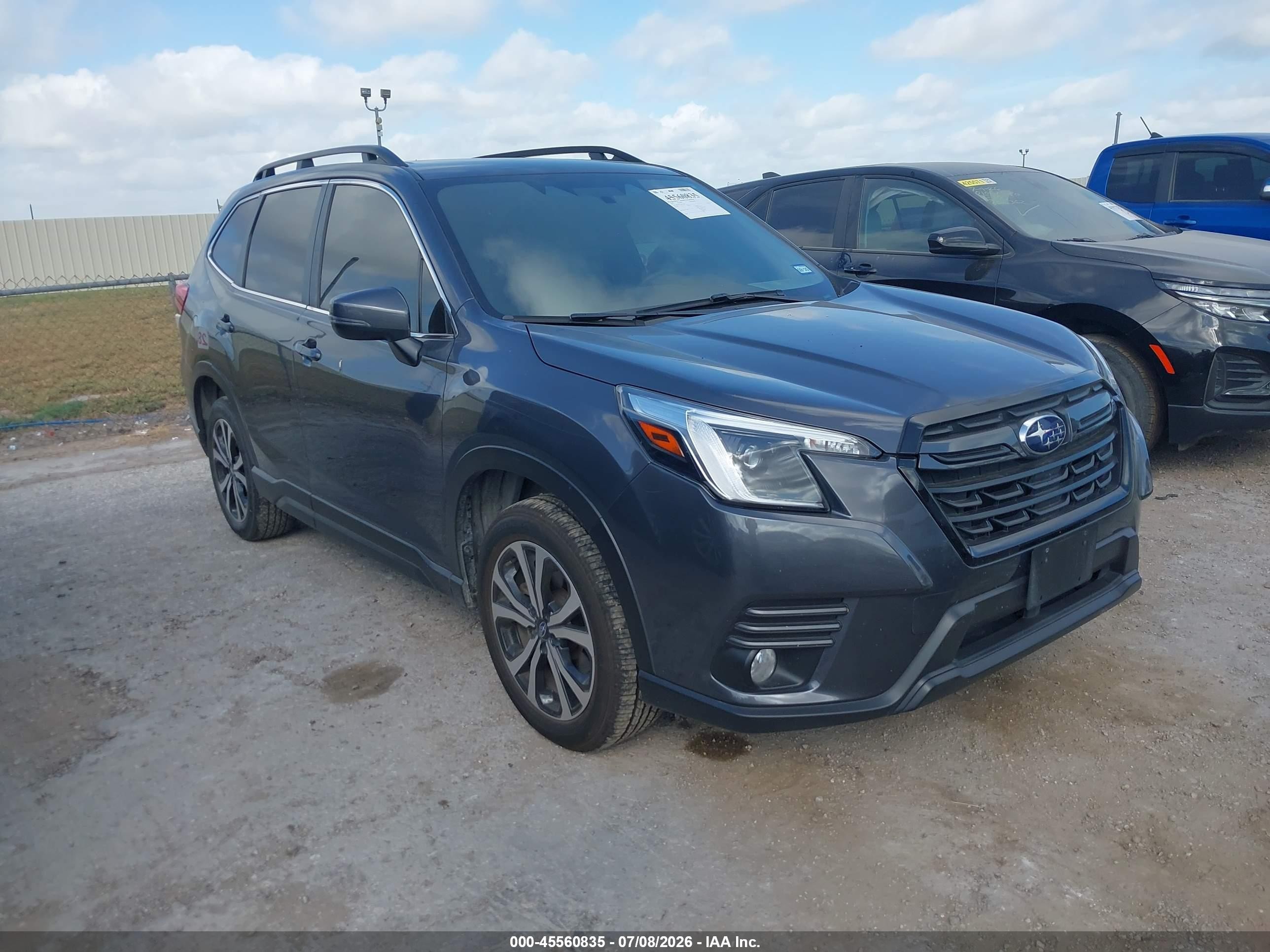 2023 Subaru Forester Limited, VIN JF2SKANC2PH523335 — Interior fire