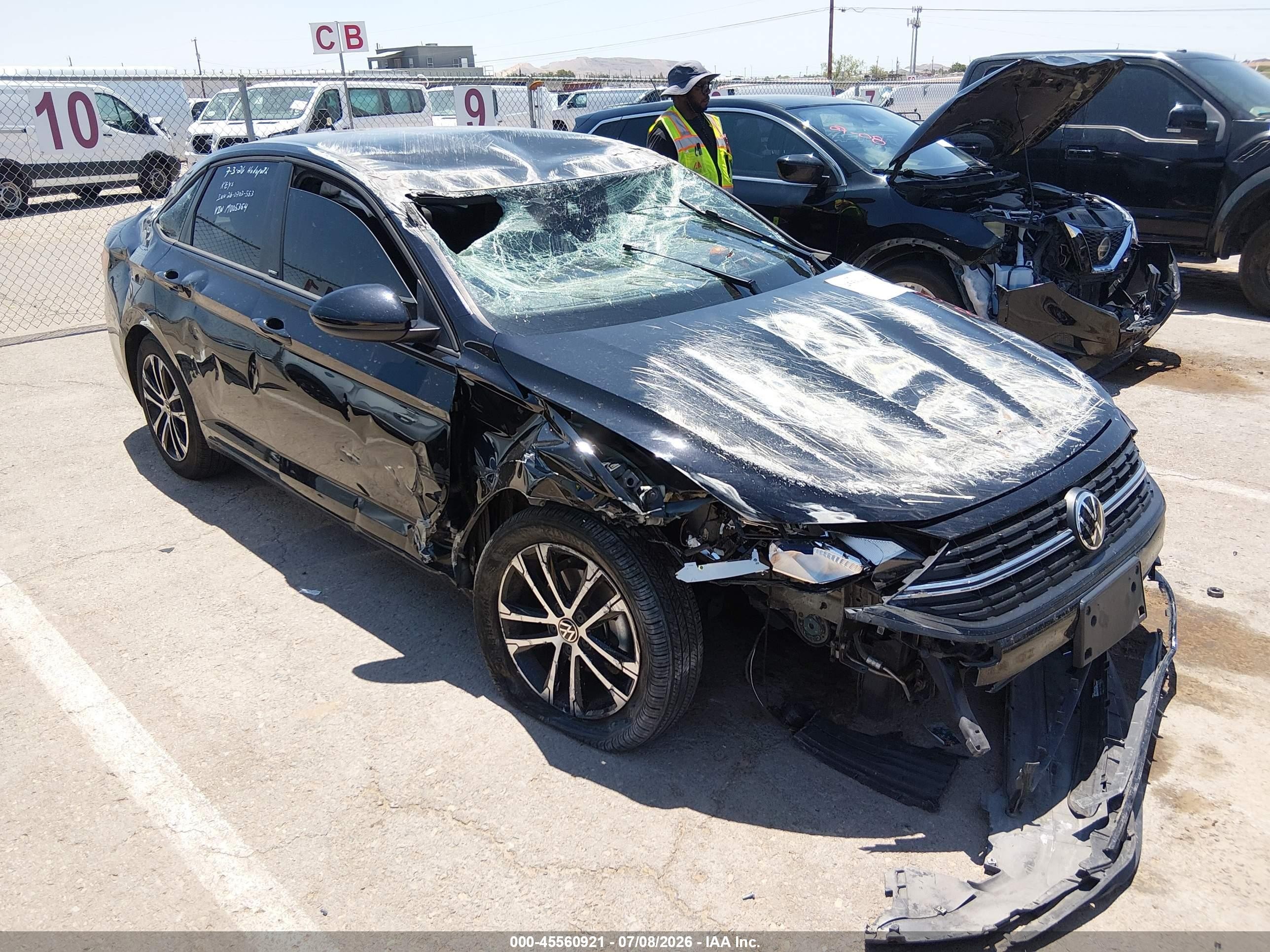 2024 Volkswagen Jetta Sport, VIN 3VWBM7BU7RM005354 — Rollover