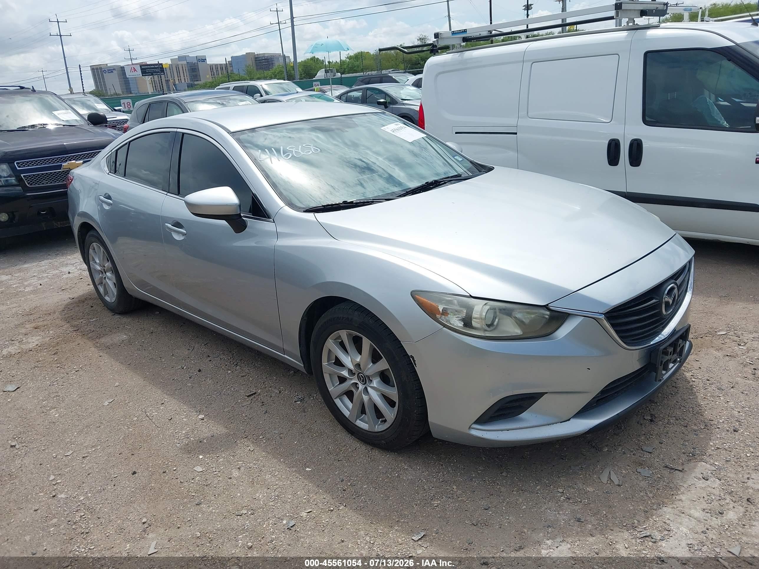 2016 Mazda 6 i Sport, VIN JM1GJ1U52G1416868 — Repossession