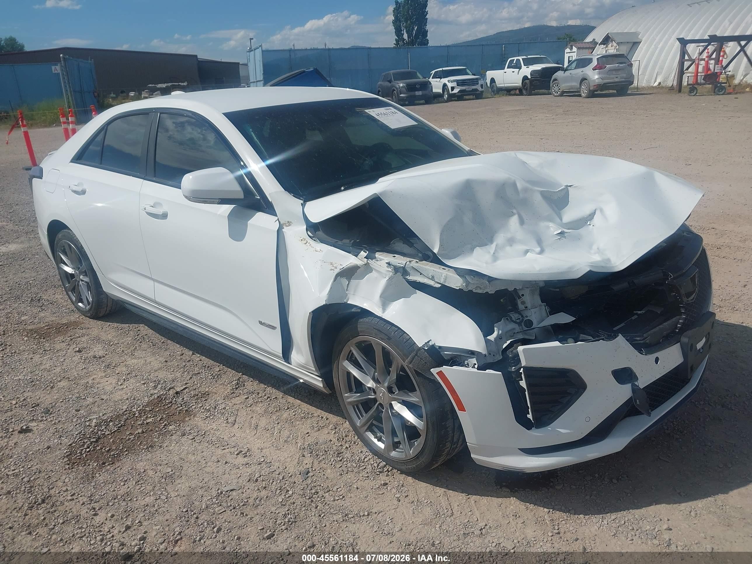 2021 Cadillac CT4 V-Series, VIN 1G6DH5RL6M0134668 — Front end
