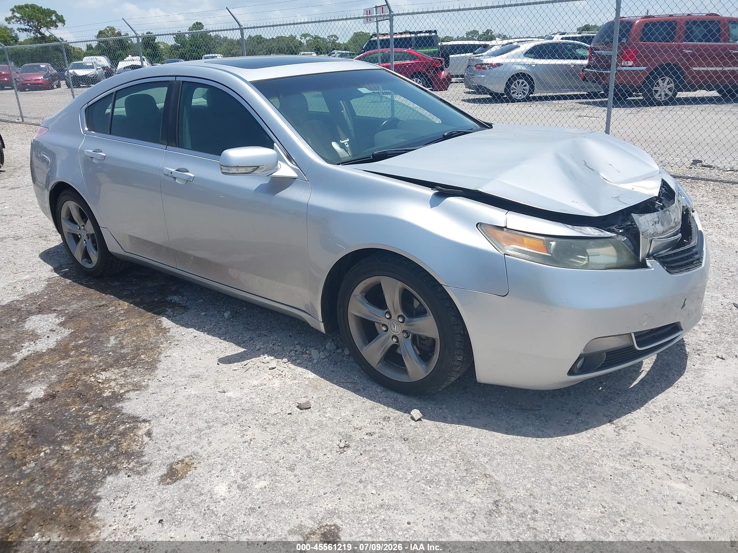 2014 Acura TL Advance, VIN 19UUA8F71EA001792 — Front end