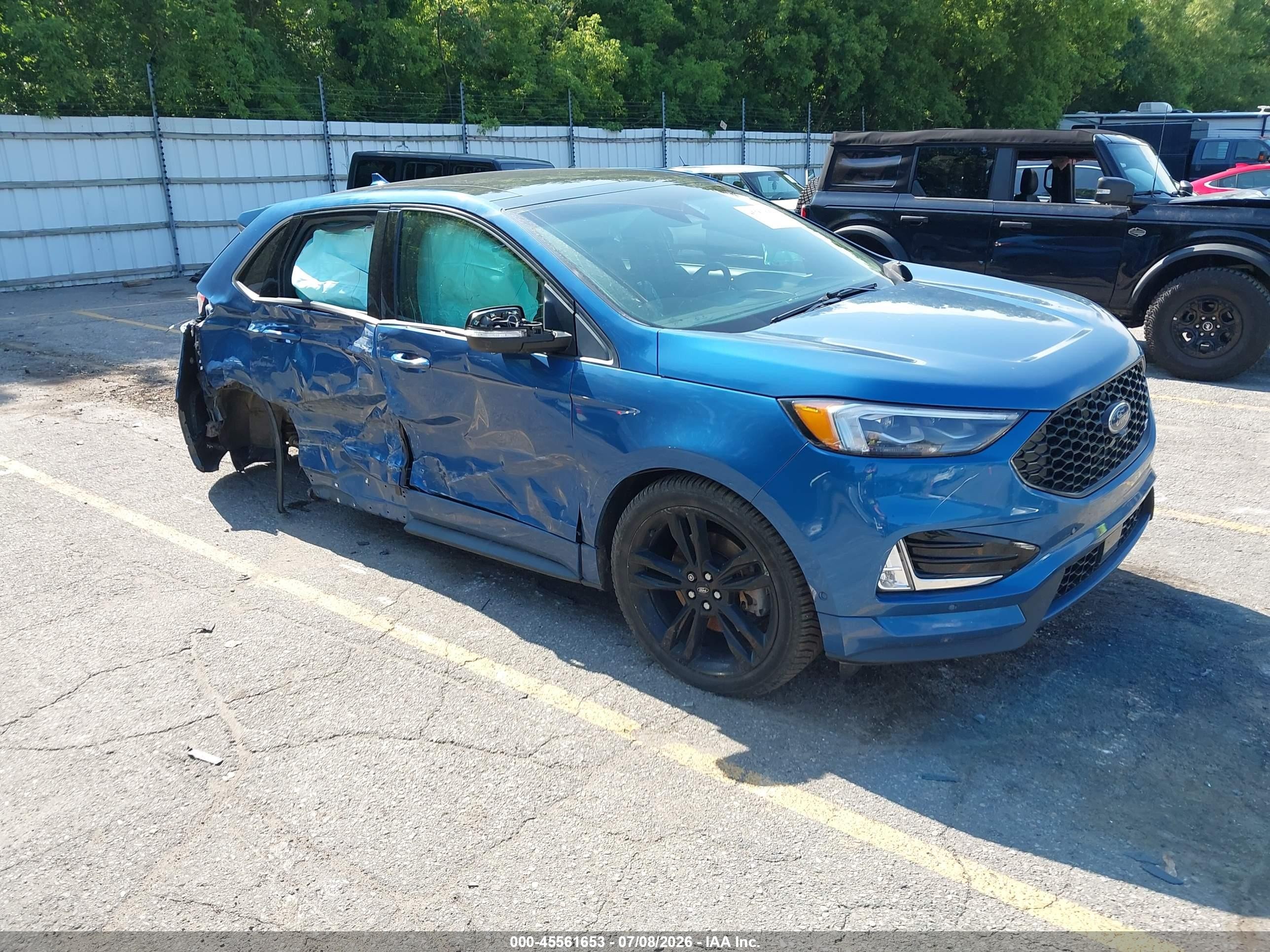 2019 Ford Edge ST, VIN 2FMPK4AP1KBB12878 — Rear end