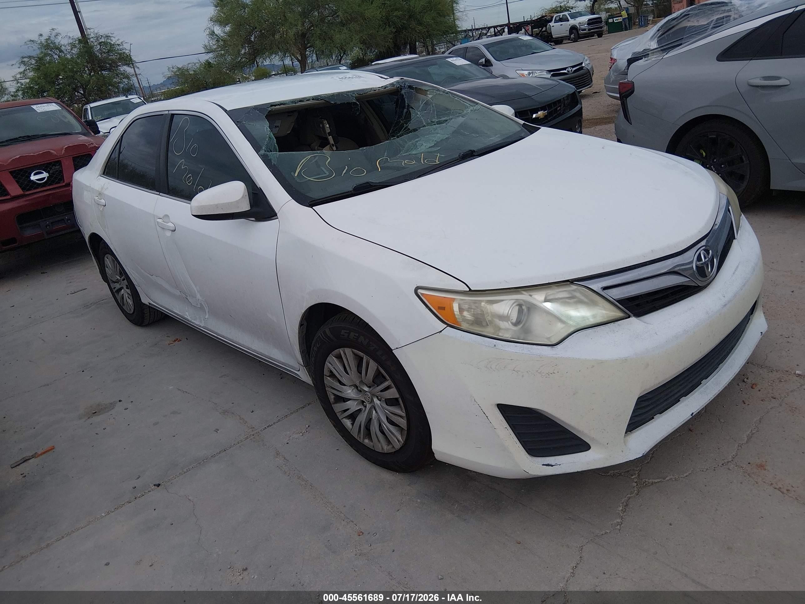 2012 Toyota Camry SE Sport Limited Edition, VIN 4T1BF1FK0CU540026 — Biohazard / chemical