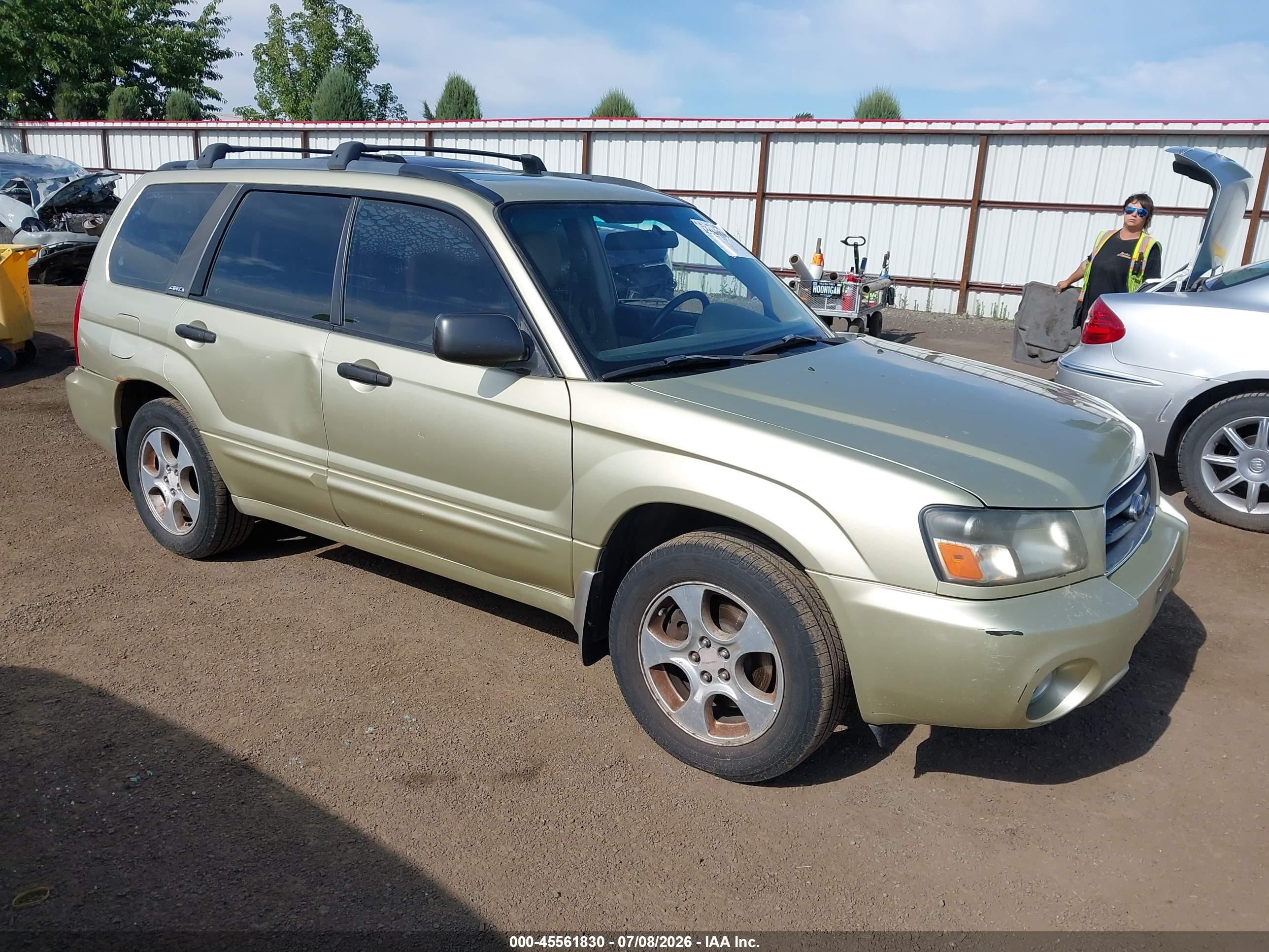 2003 Subaru Forester XS, VIN JF1SG65683H708707 — Side