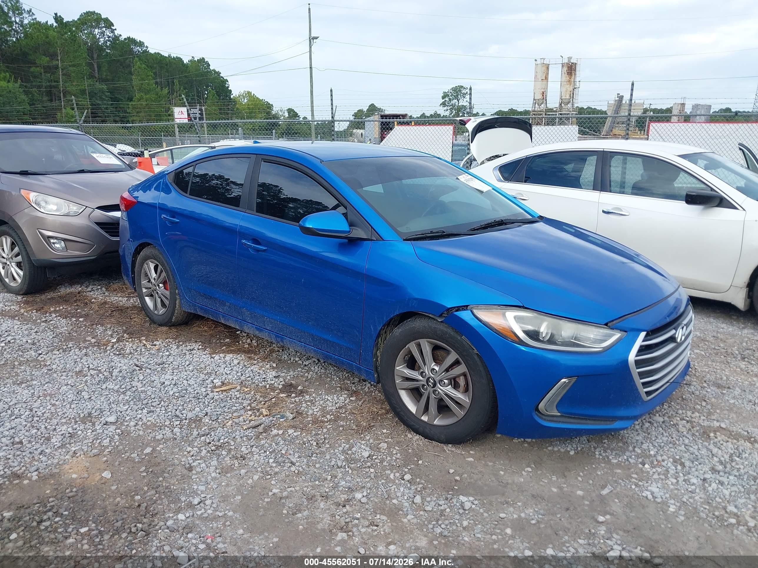 2017 Hyundai Elantra SE, VIN 5NPD84LF9HH059208 — Fresh water flood
