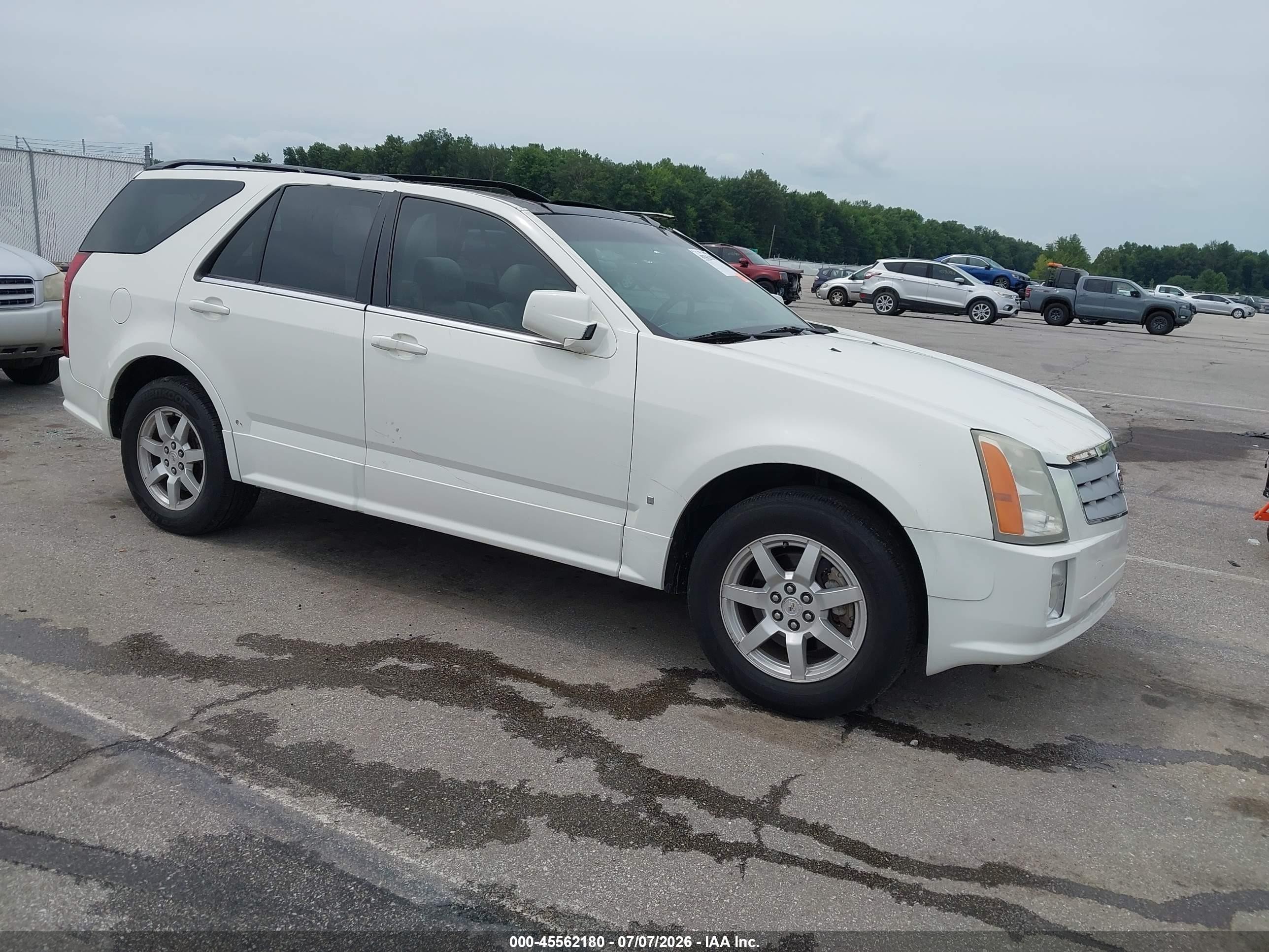 2007 Cadillac SRX, VIN 1GYEE637270125198 — Крыша