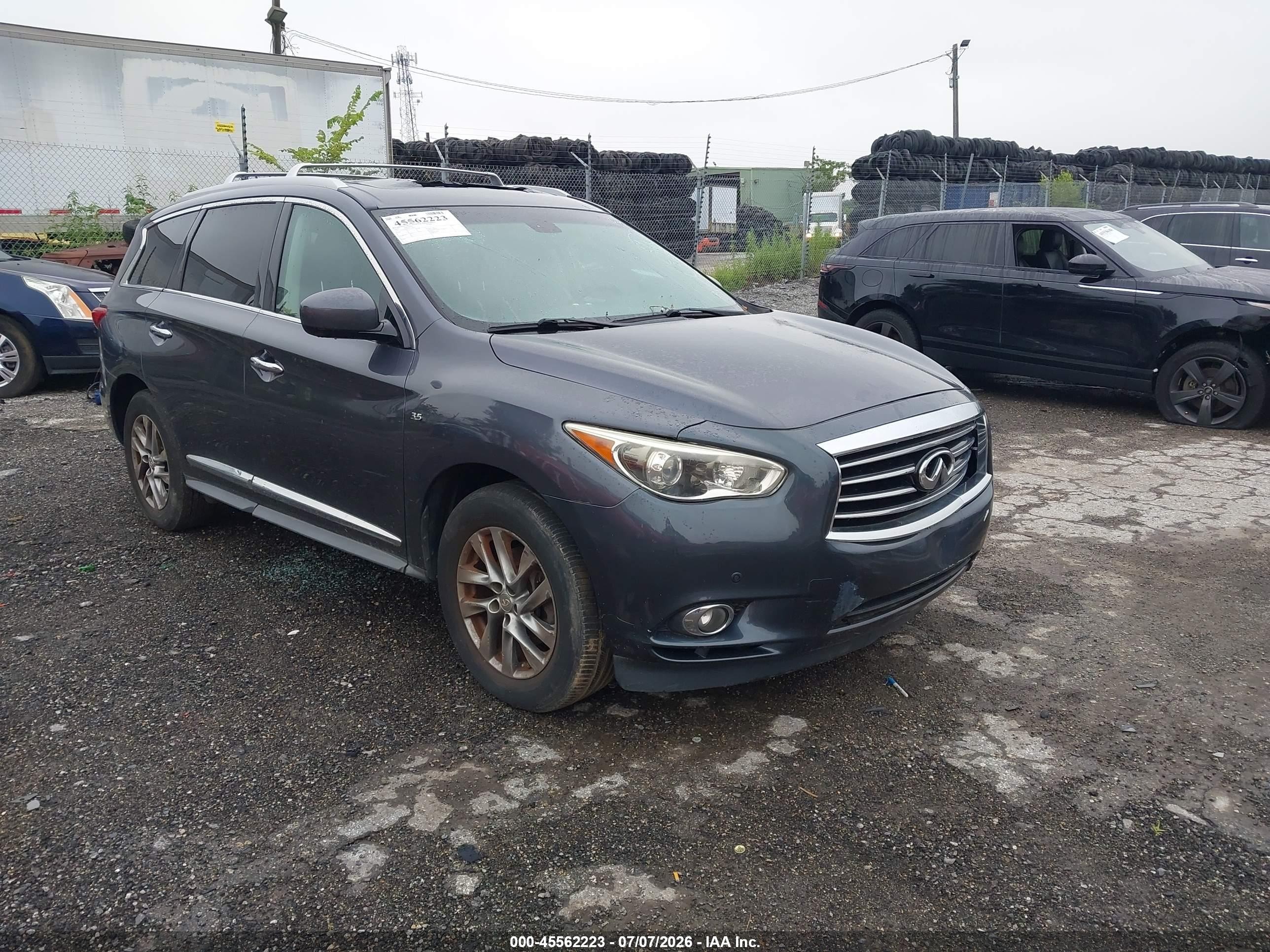 2014 Infiniti QX60, VIN 5N1AL0MM7EC528841 — После угона