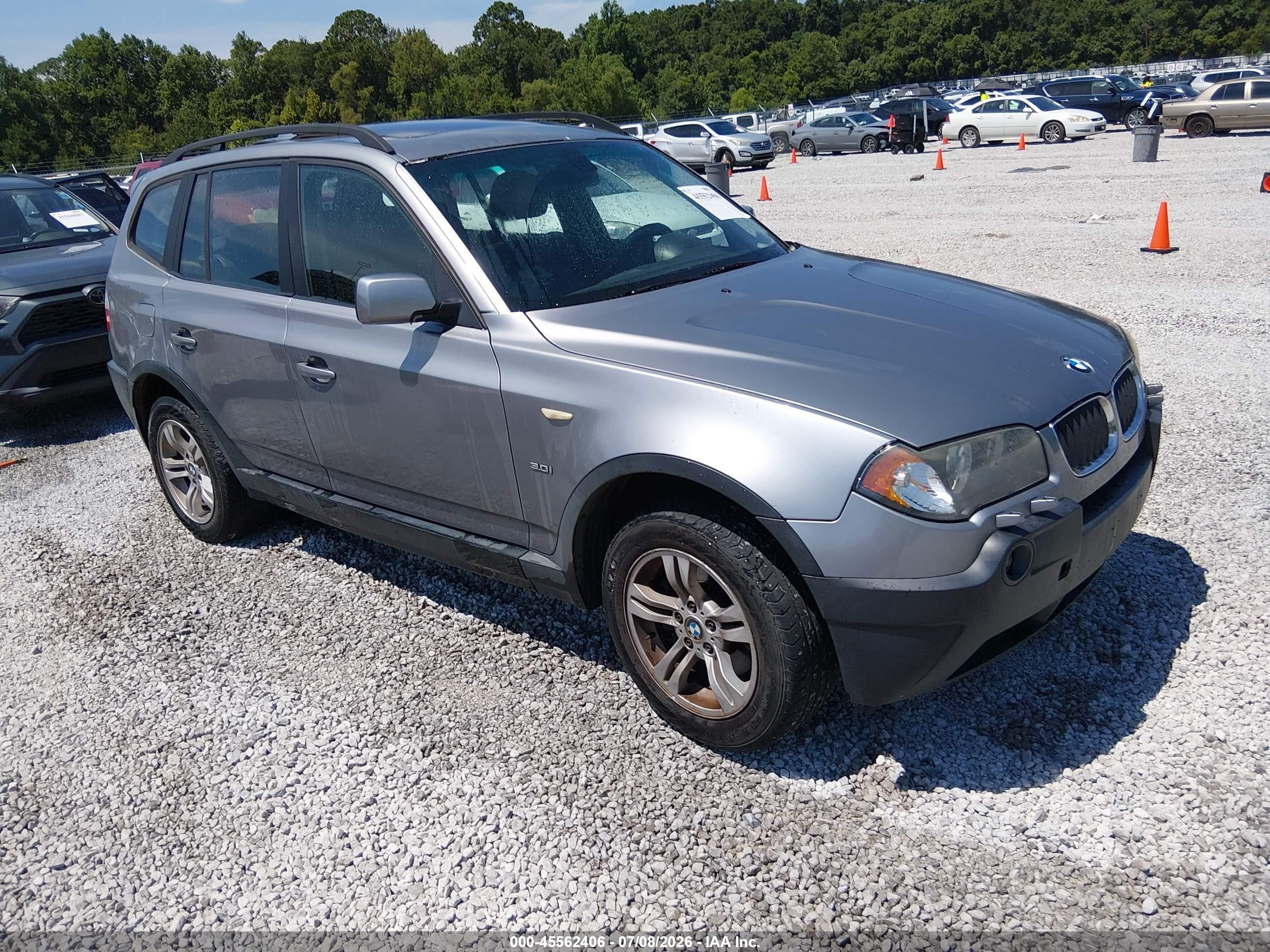 2005 BMW X3 3.0i, VIN WBXPA93495WD18319 — Normal wear