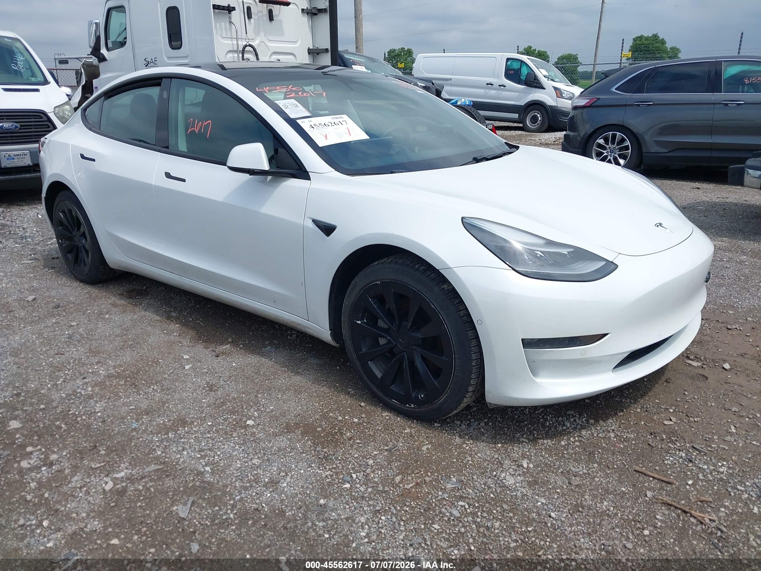 2021 Tesla Model 3 Long Range, VIN 5YJ3E1EB8MF015383 — Electrical