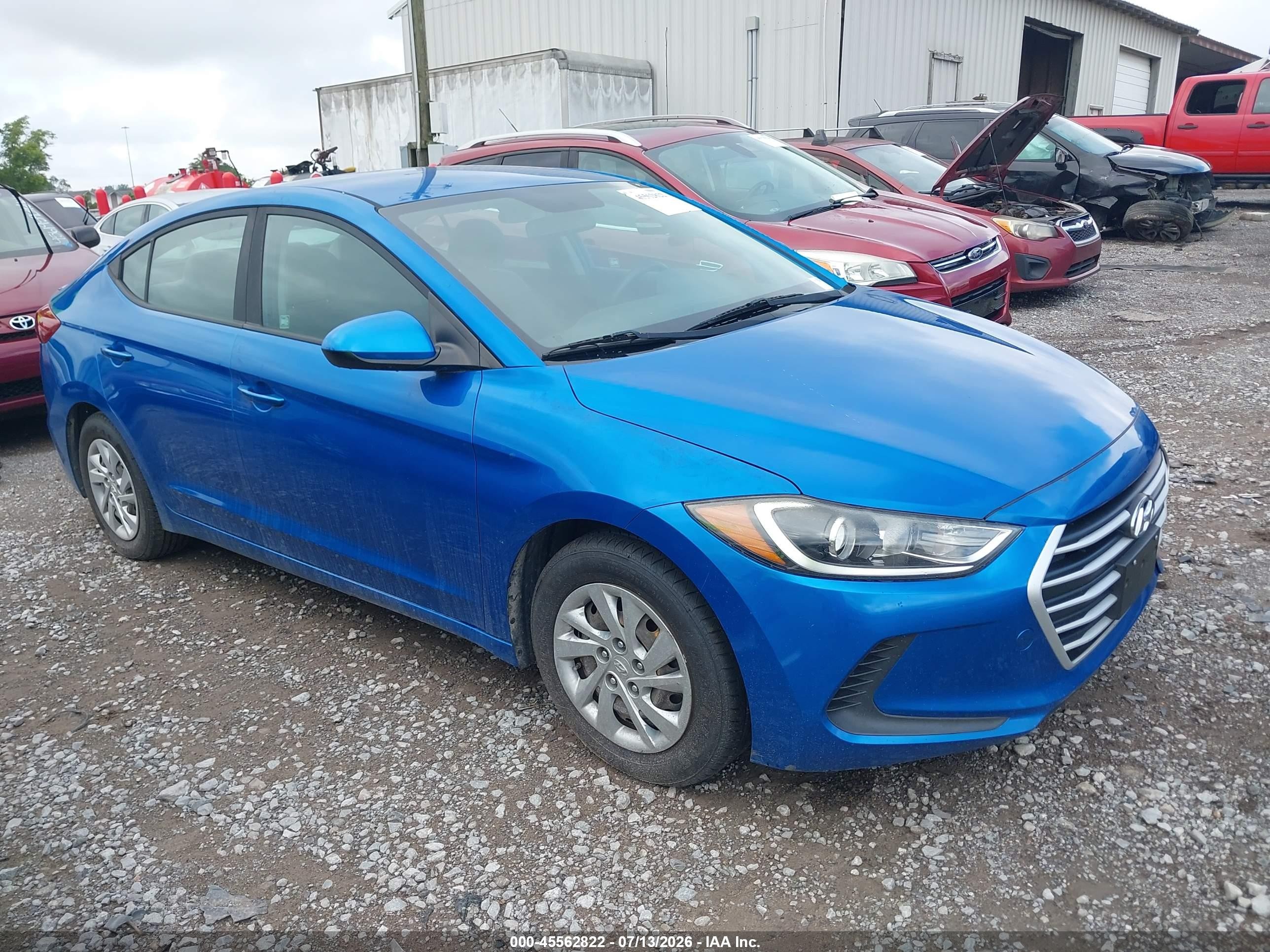 2017 Hyundai Elantra SE, VIN KMHD74LF3HU350601 — Normal wear