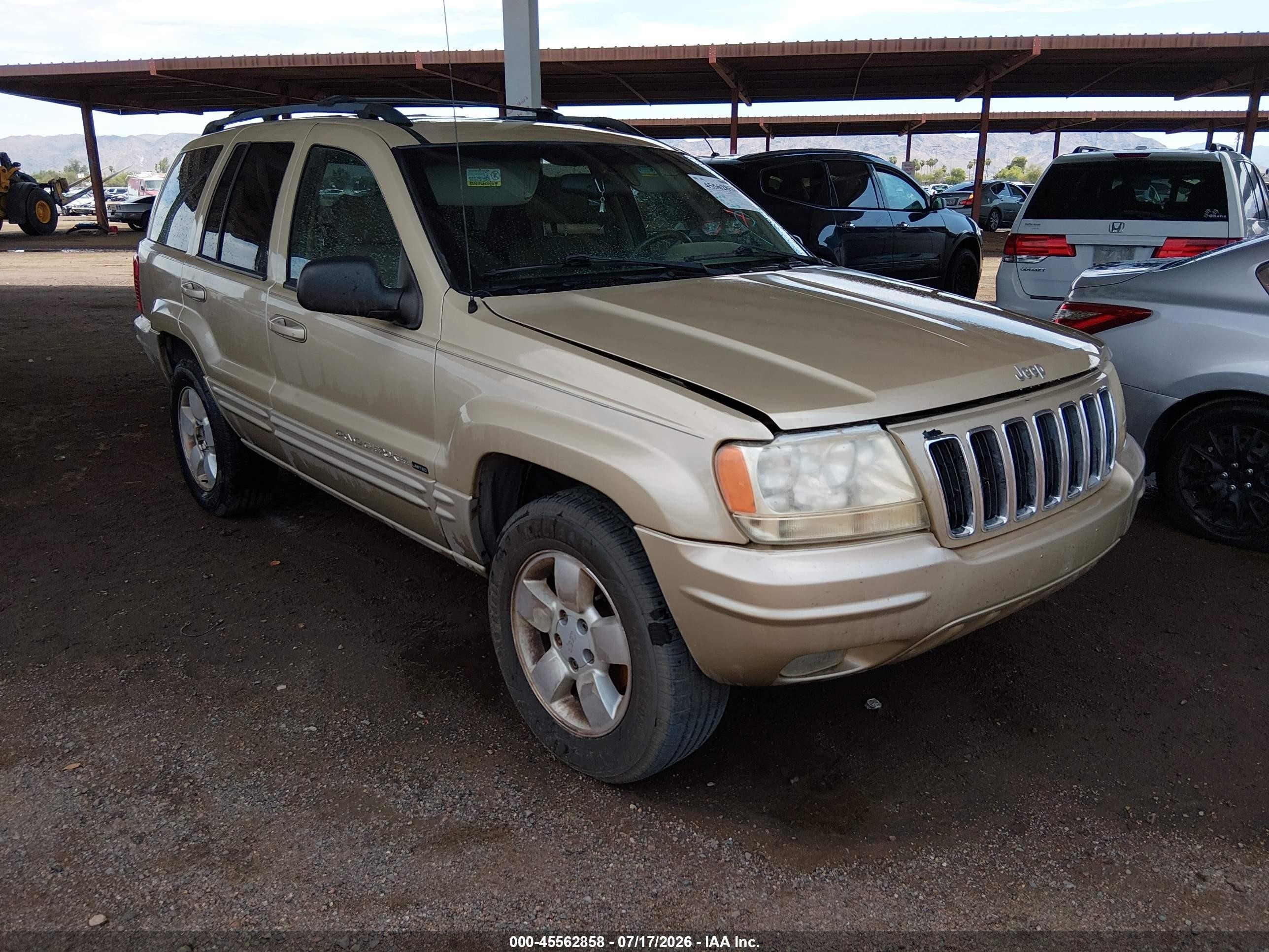 2001 Jeep Grand Cherokee Limited, VIN 1J4GX58N61C661047 — Normal wear