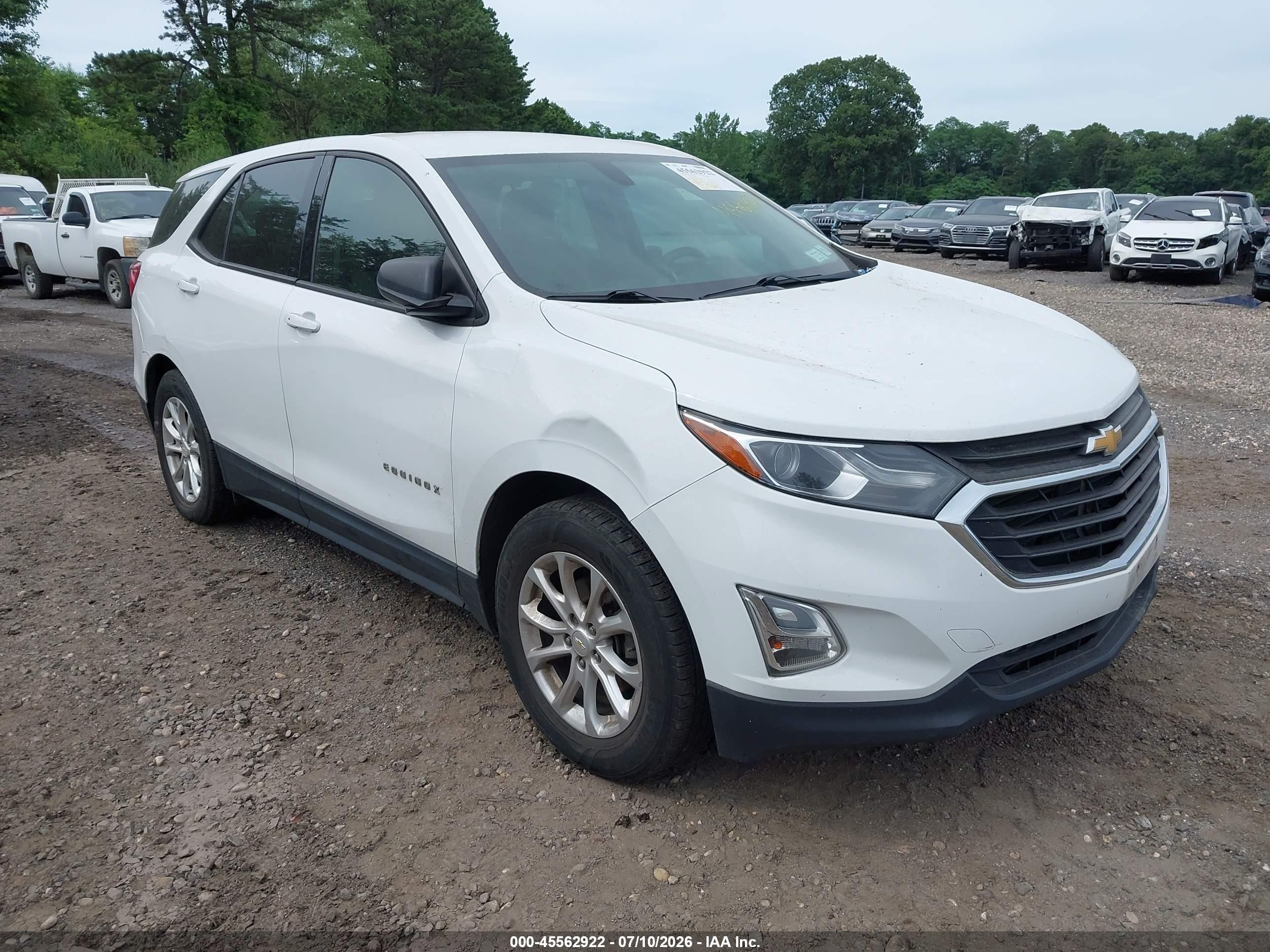 2018 Chevrolet Equinox LS, VIN 2GNAXHEV7J6226023 — Side