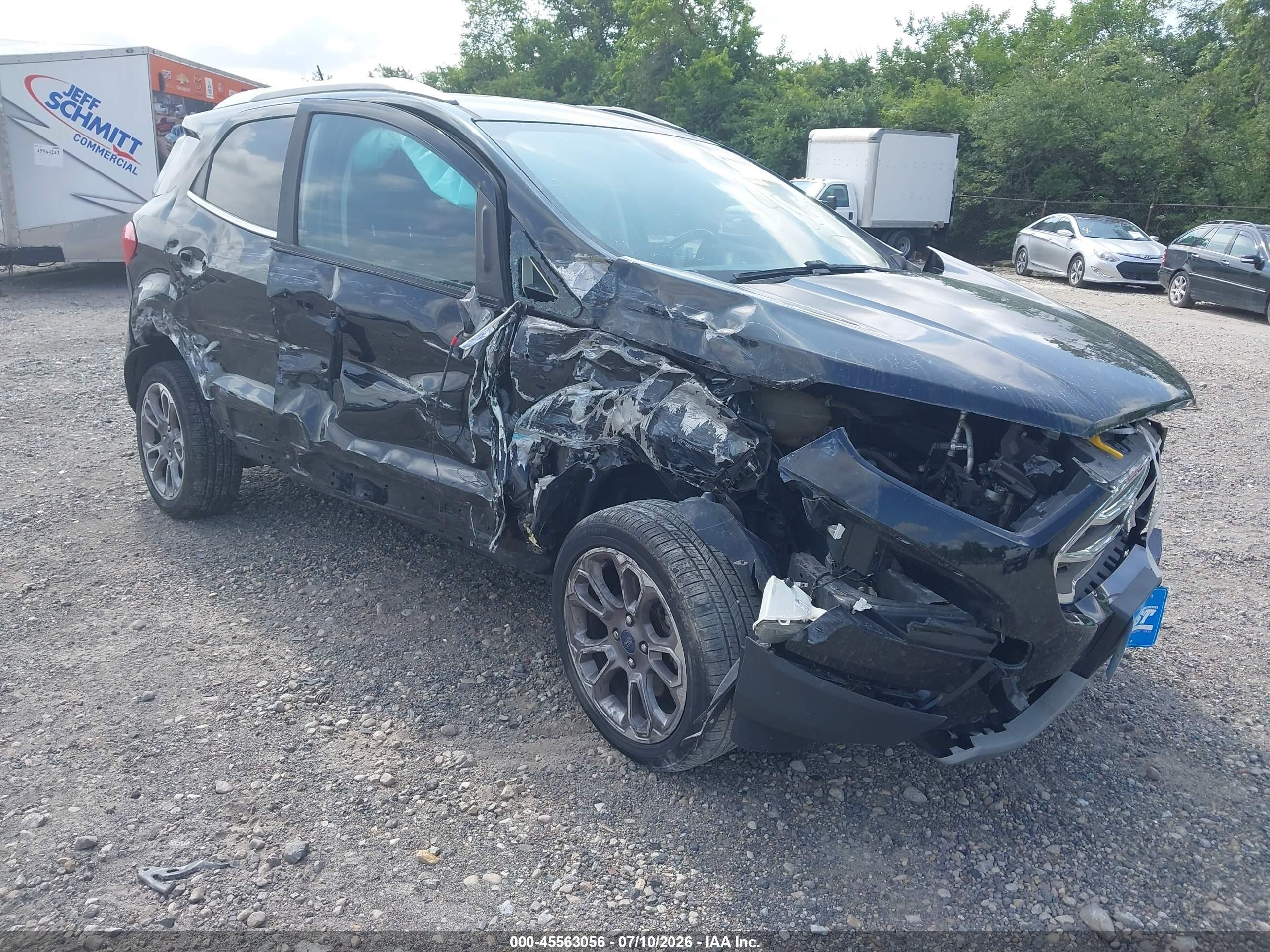 2020 Ford EcoSport Titanium, VIN MAJ6S3KL6LC354420 — Side