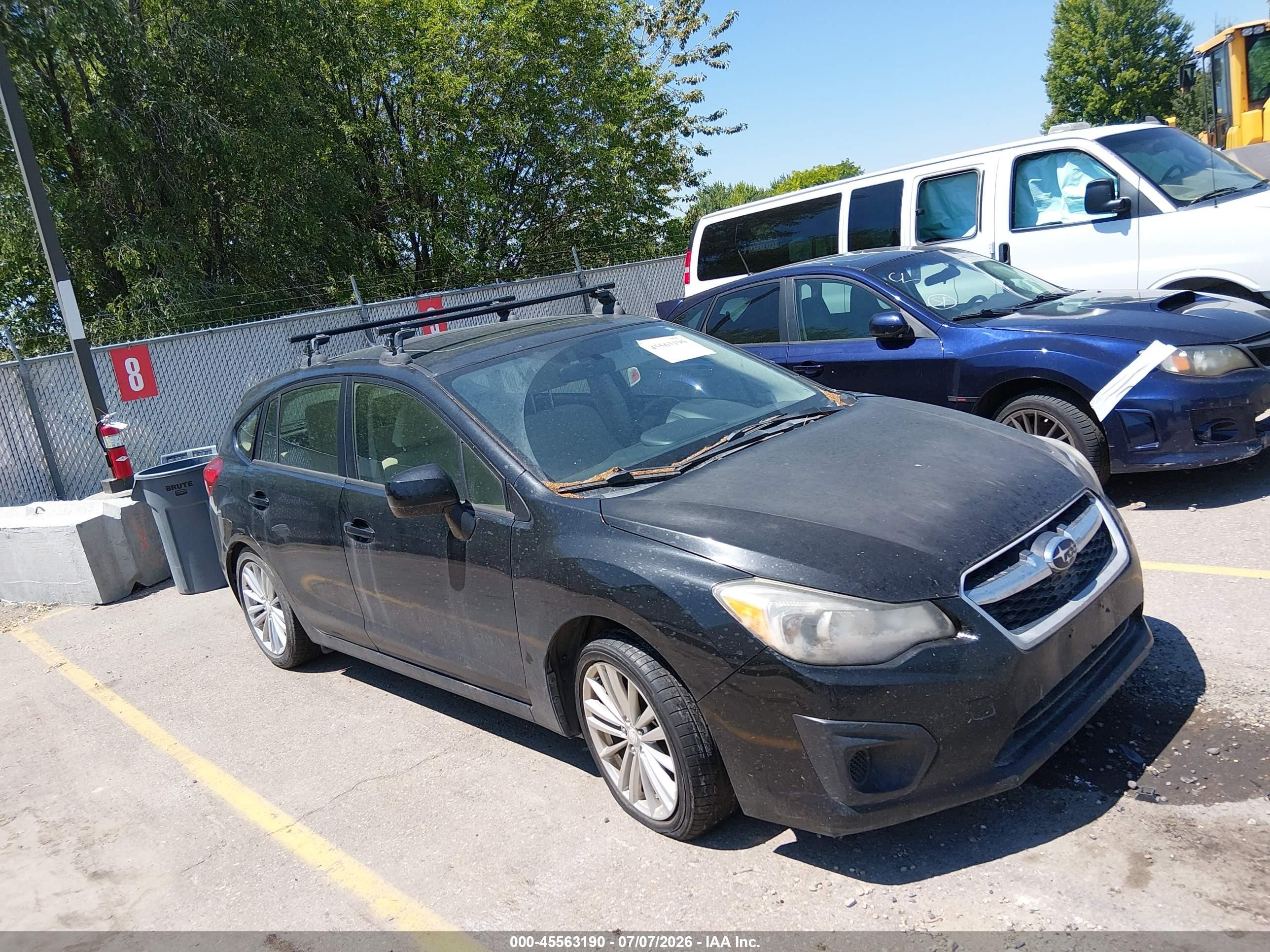 2013 Subaru Impreza Premium, VIN JF1GPAD60DH852408 — Normal wear