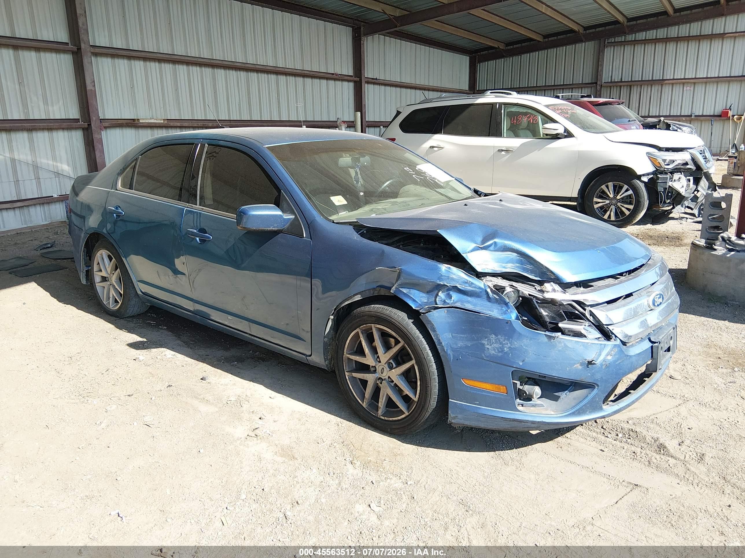 2010 Ford Fusion SEL, VIN 3FAHP0JA8AR321393 — Front end