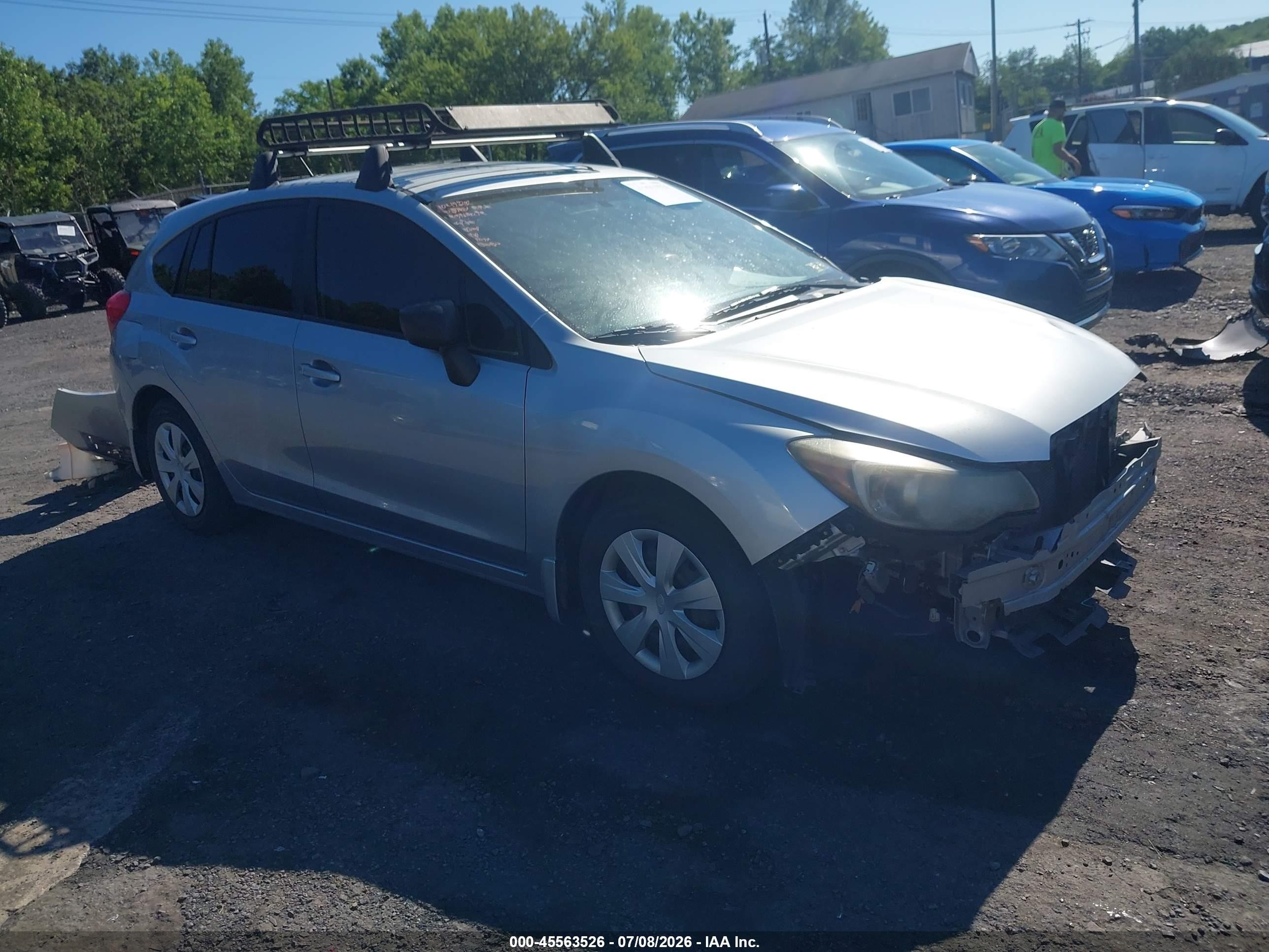 2015 Subaru Impreza 2.0i, VIN JF1GPAA66FH206605 — Front end