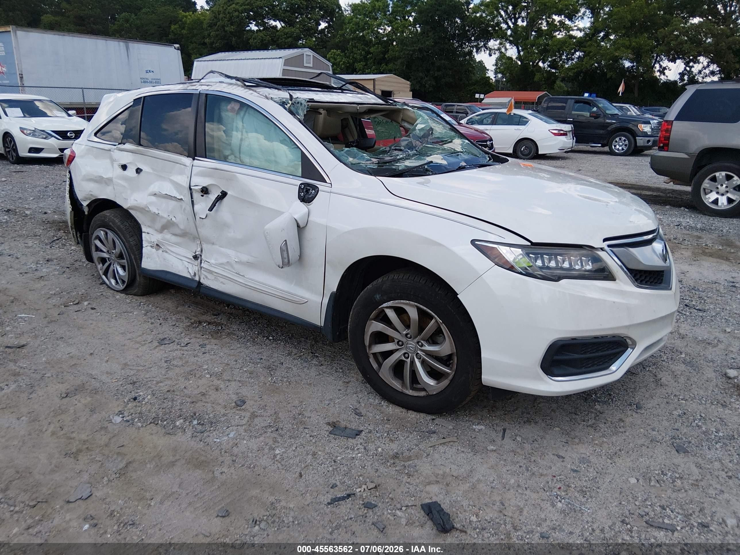 2018 Acura RDX, VIN 5J8TB4H3XJL011179 — Biohazard / chemical