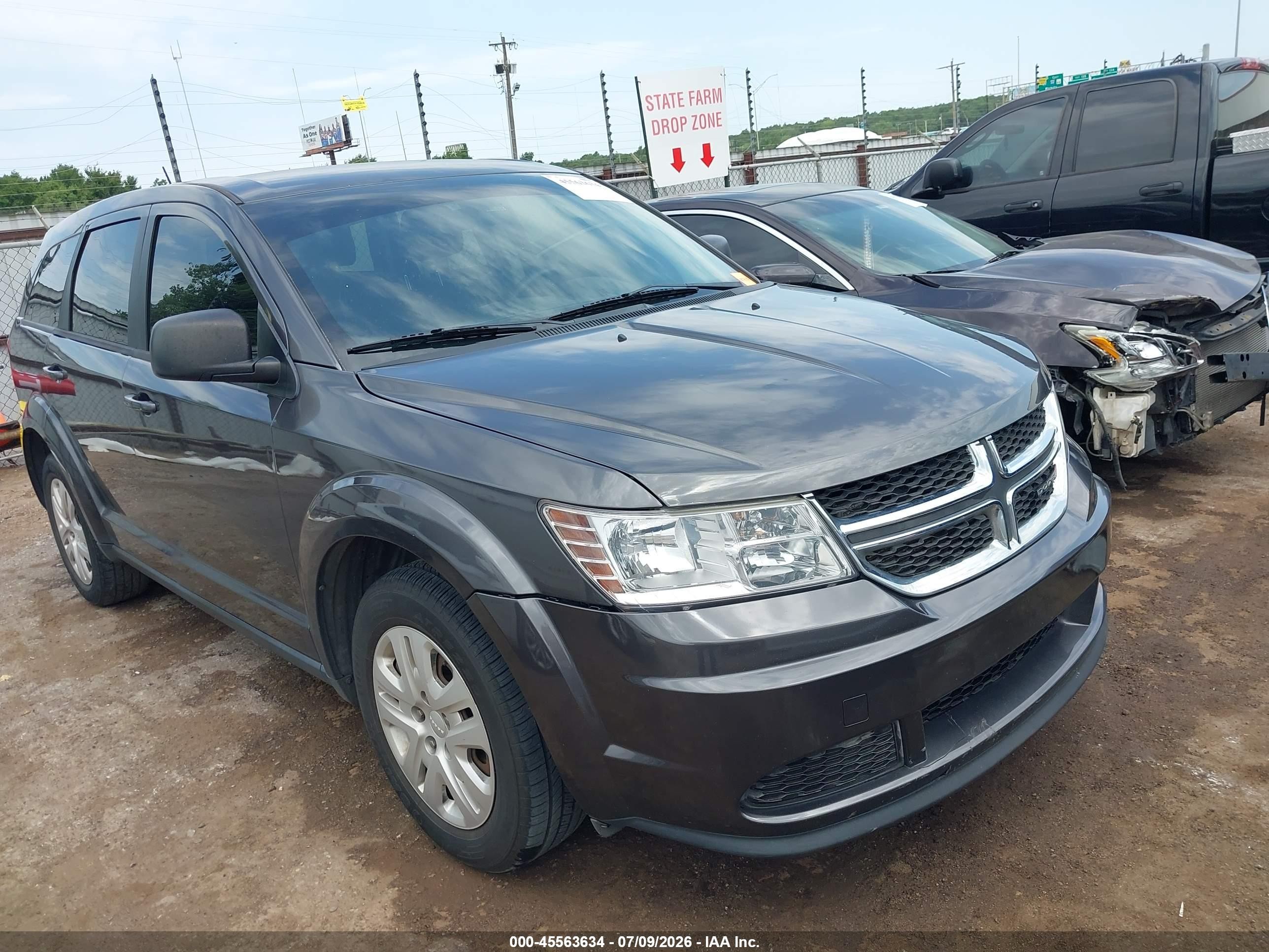 2014 Dodge Journey American Value, VIN 3C4PDCAB3ET257152 — Rear end