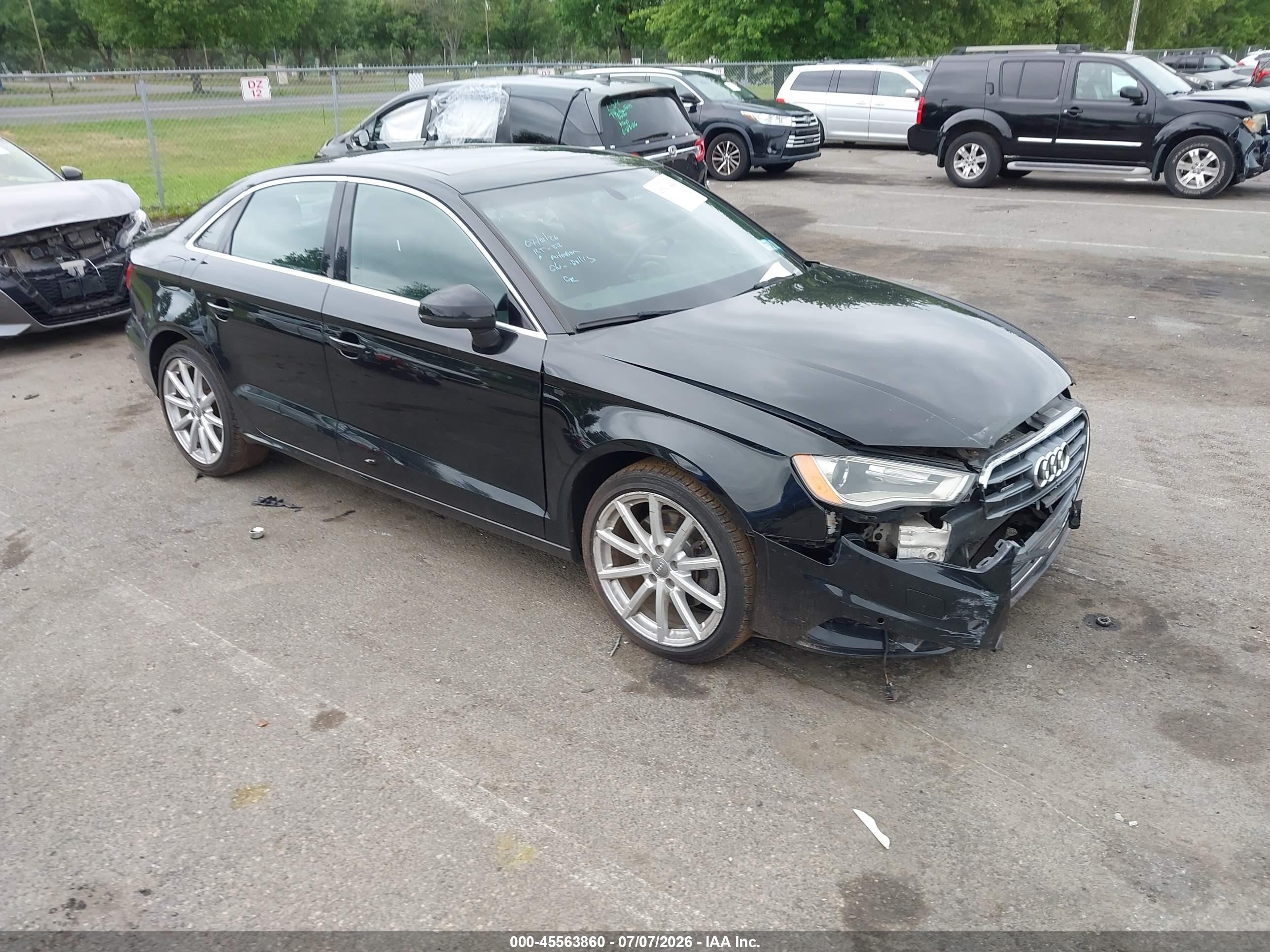 2015 Audi A3 Premium Plus, VIN WAUEFGFF6F1064259 — Front end