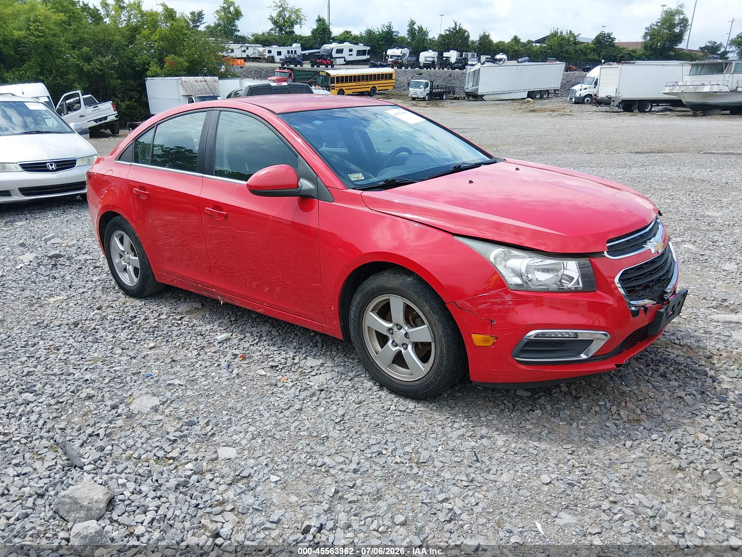 2016 Chevrolet Cruze LT, VIN 1G1PE5SB0G7151703 — Normal wear