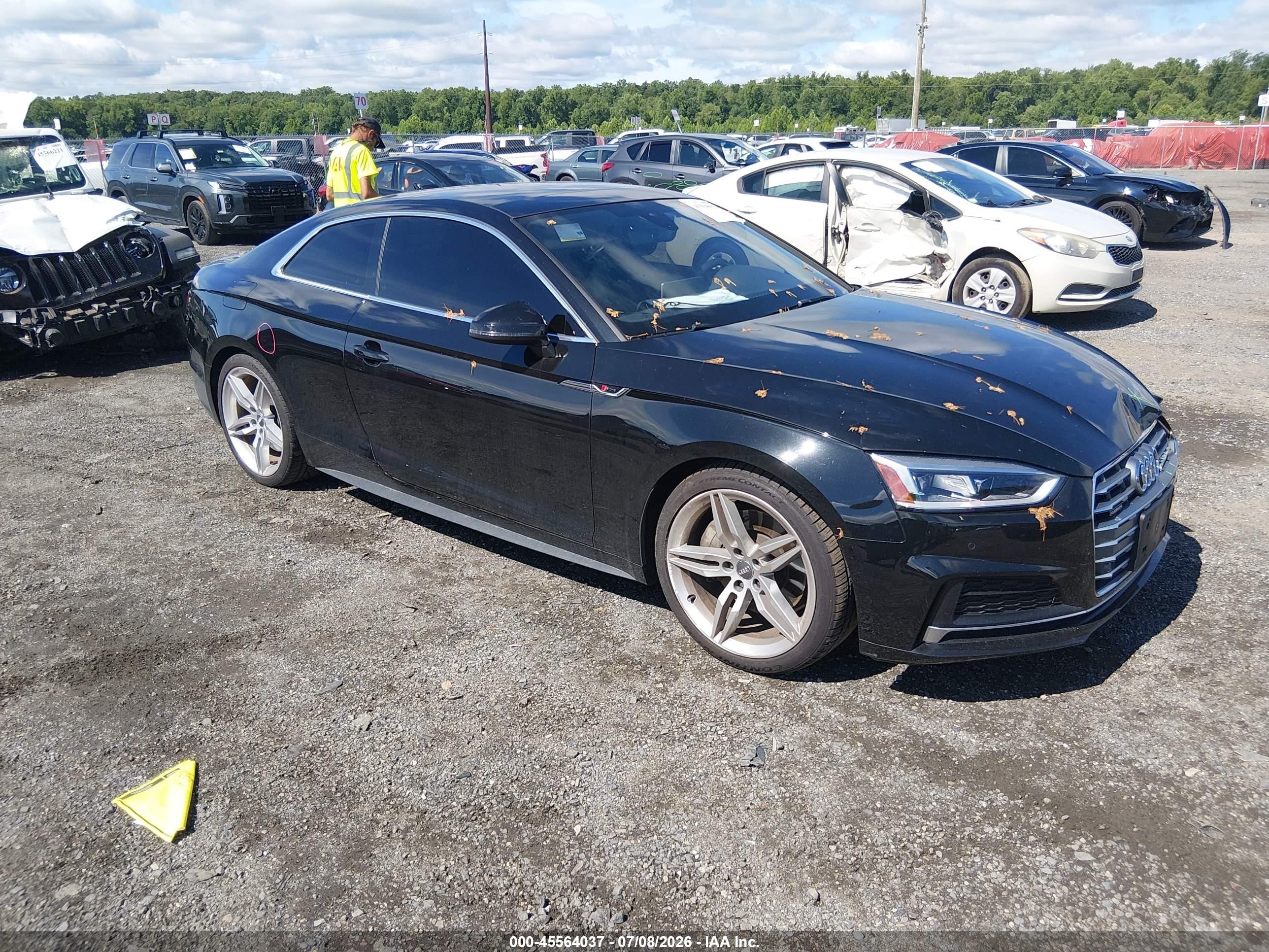 2019 Audi A5 Premium Plus, VIN WAUTNAF50KA017933 — Front end
