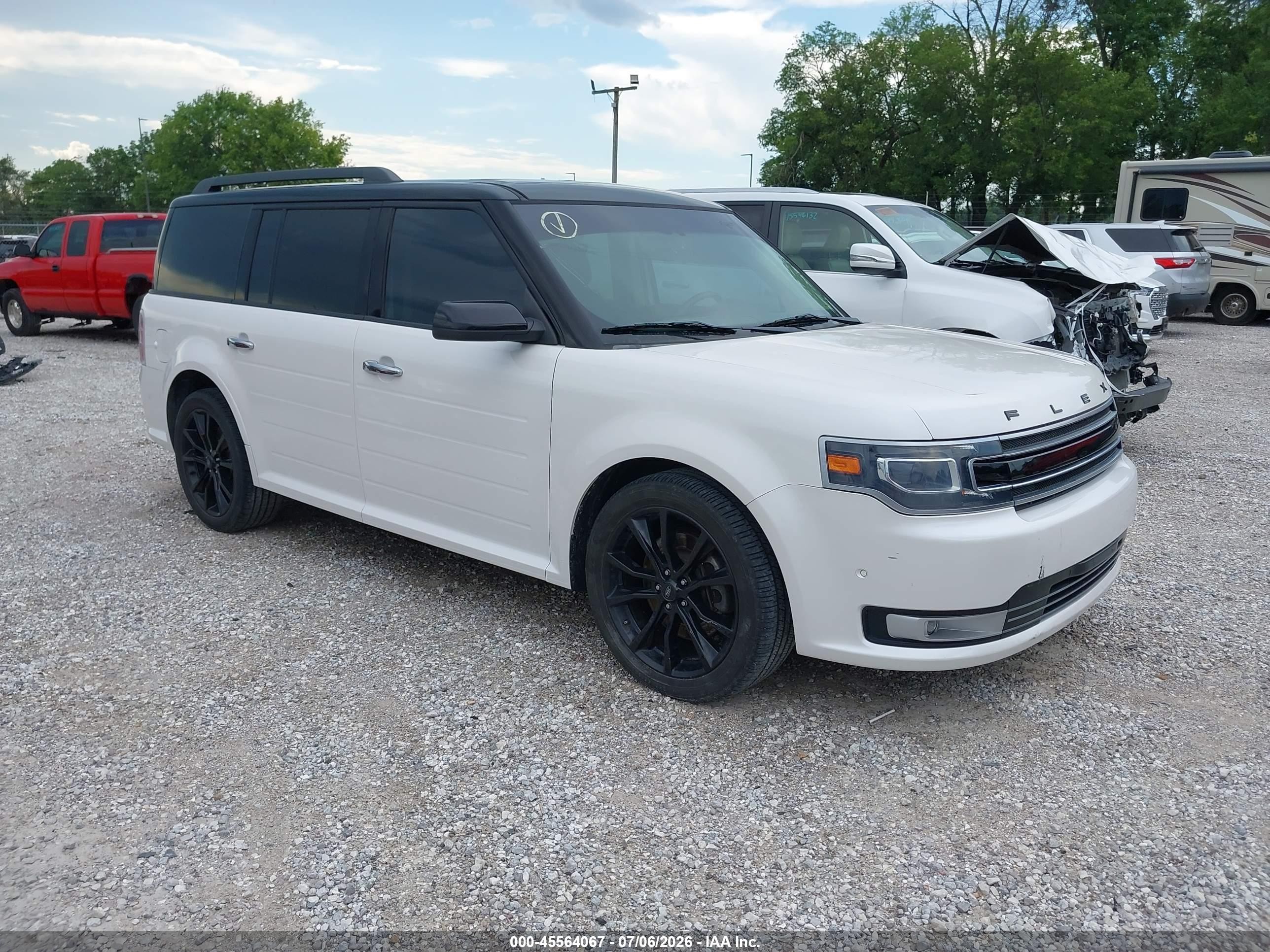 2018 Ford Flex Limited EcoBoost, VIN 2FMHK6DT2JBA19620 — Hail