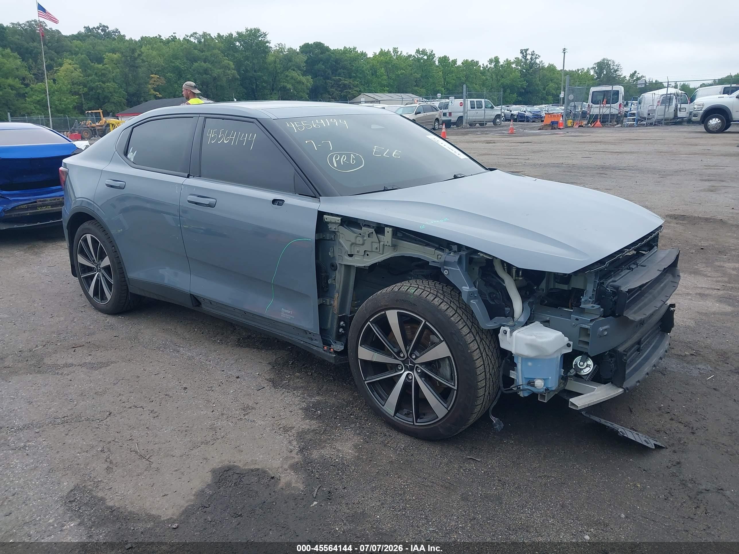 2022 Polestar 2, VIN LPSED3KA3NL058362 — Front end